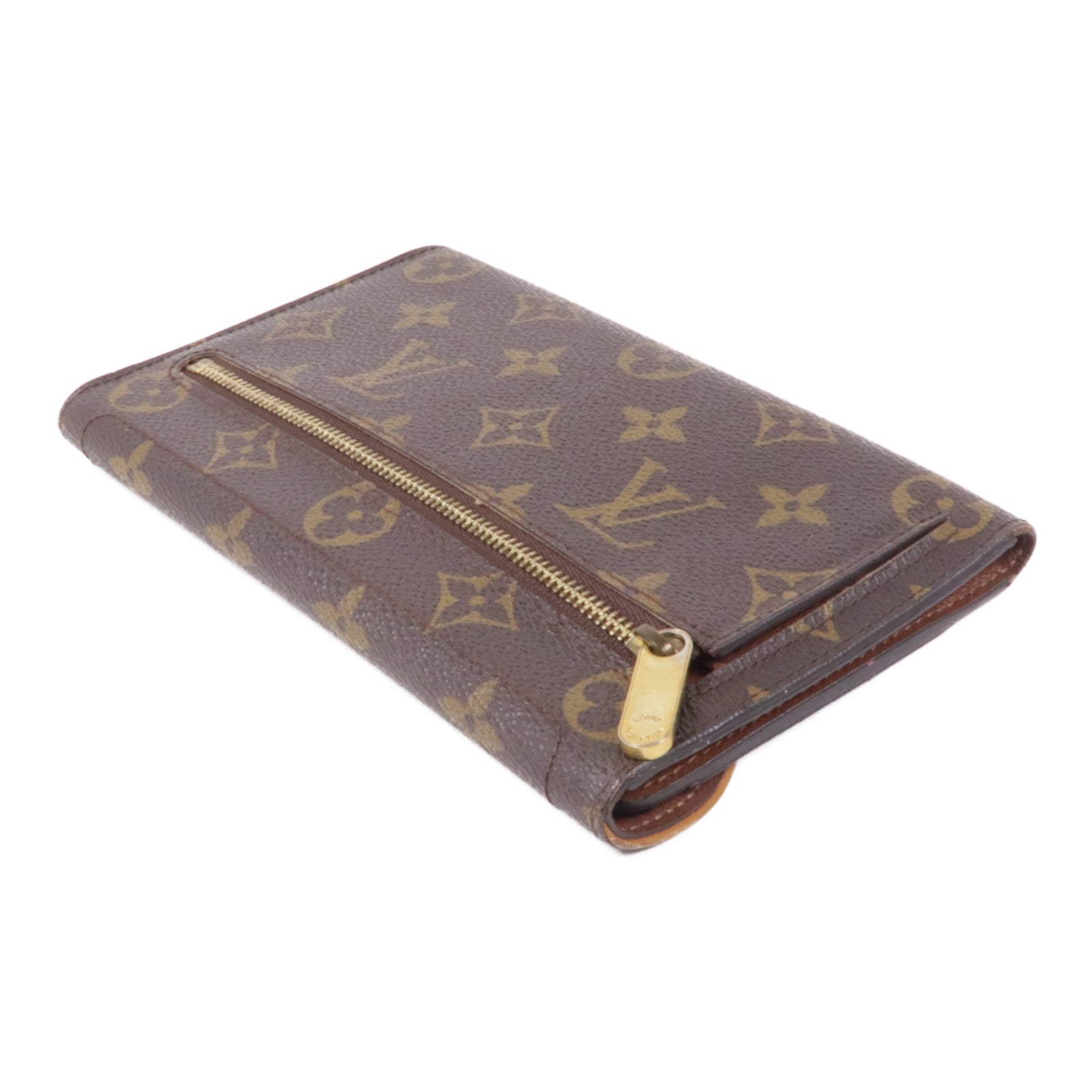 LOUIS VUITTON Monogram Long Wallet金扣長錢包