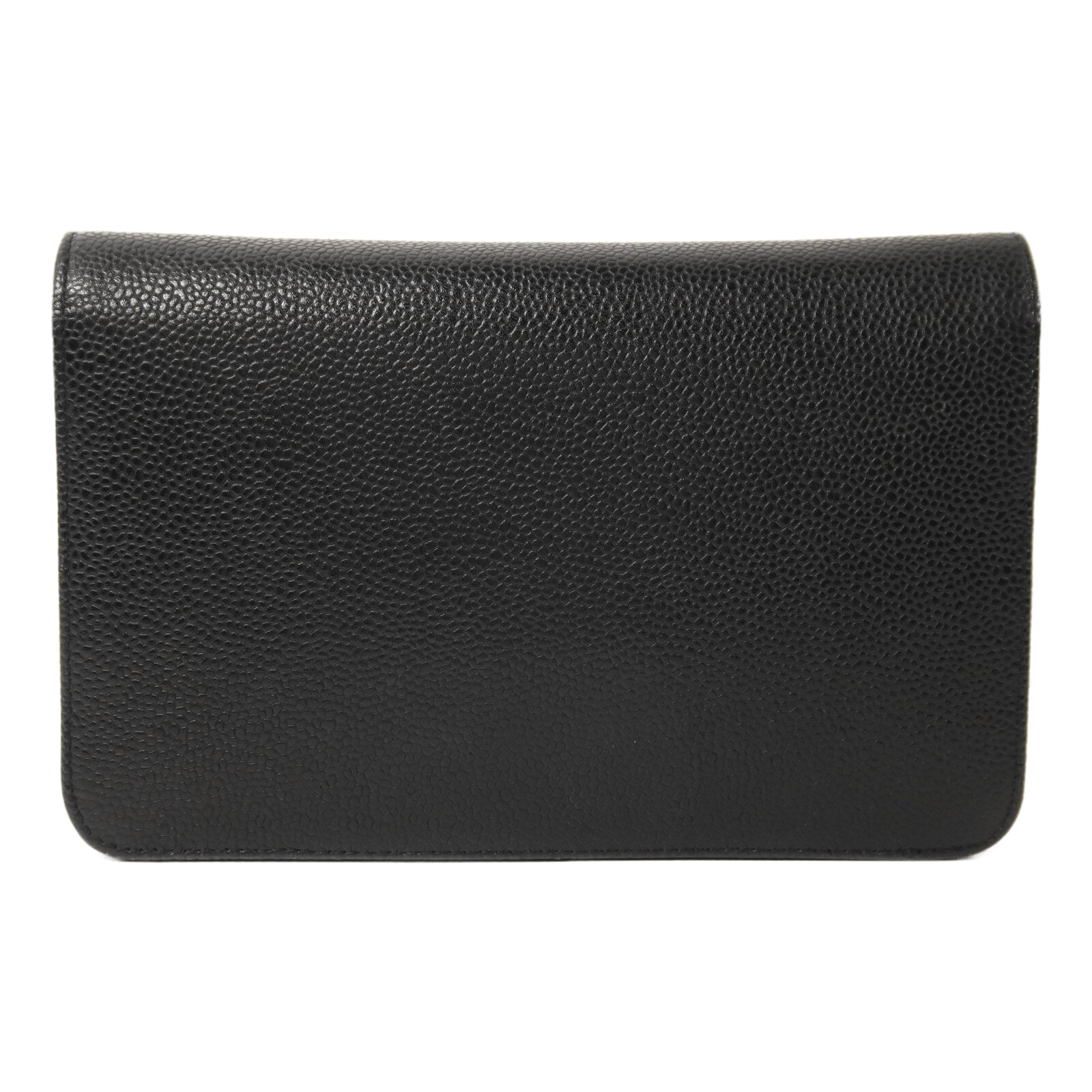 CHANEL 牛皮皮革Timeless CC Wallet On Chain銀扣鏈帶肩背袋