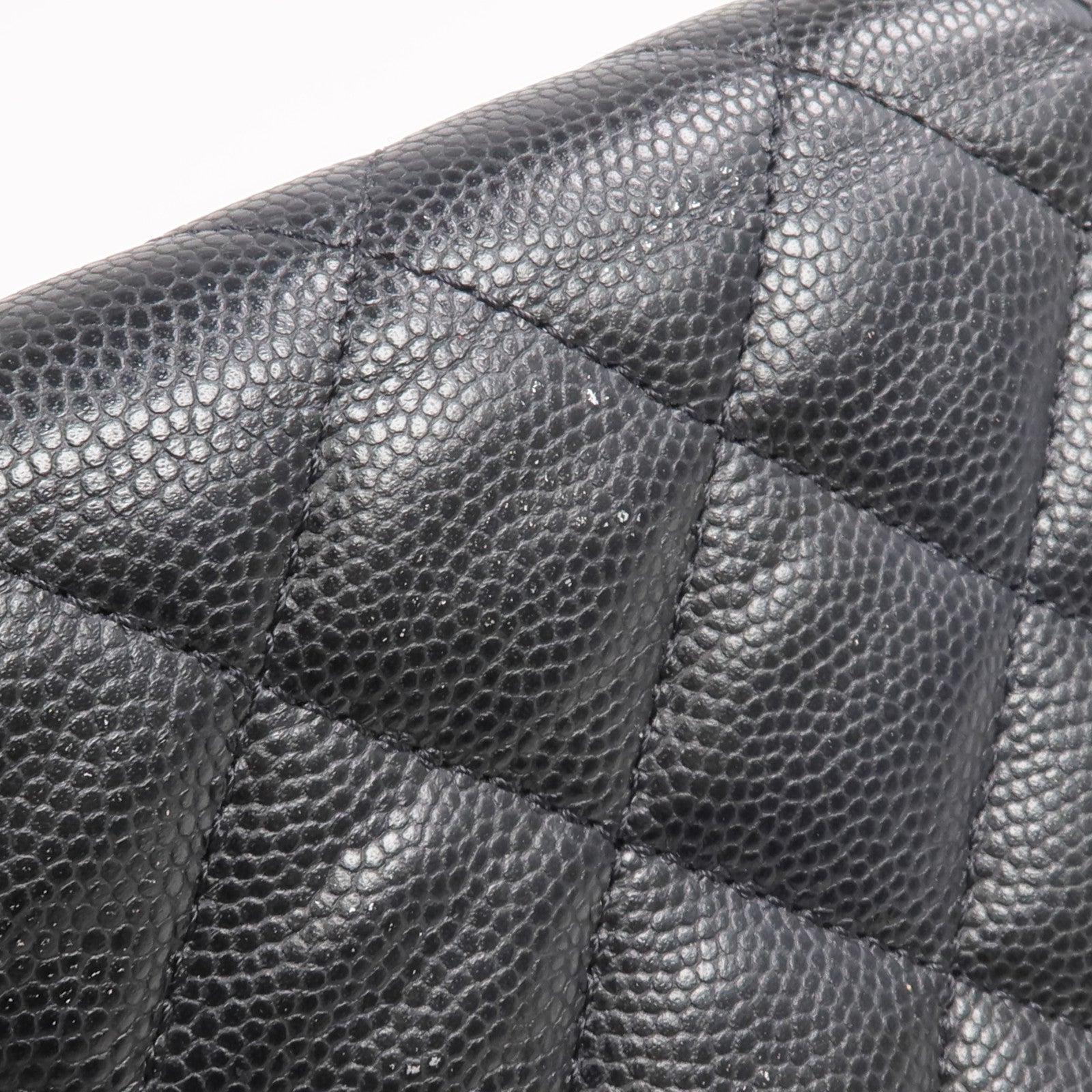 CHANEL 牛皮皮革Chanel 19 Wallet銀扣長錢包