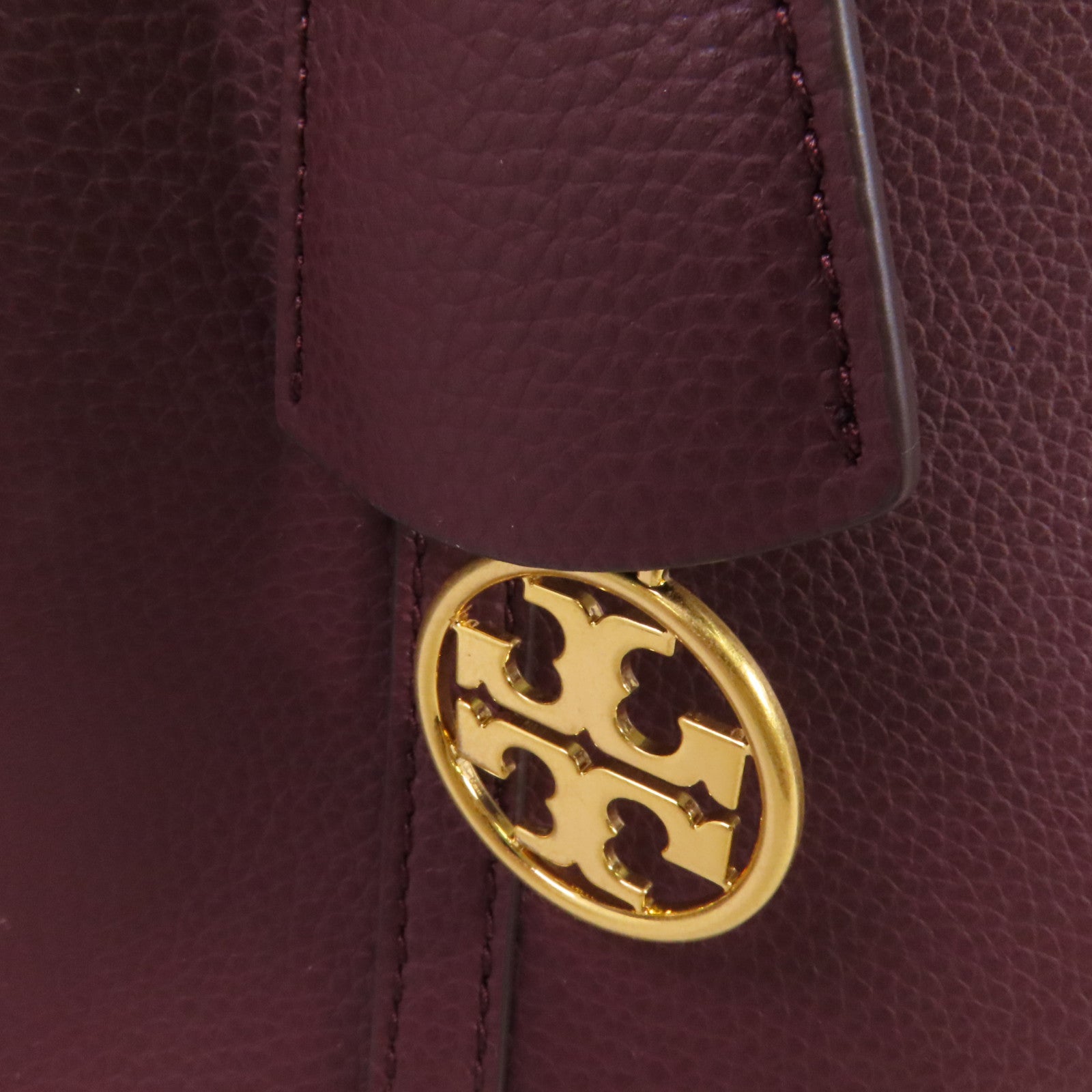 Tory Burch 牛皮皮革2Way Shoulder Bag金扣手挽肩背兩用袋
