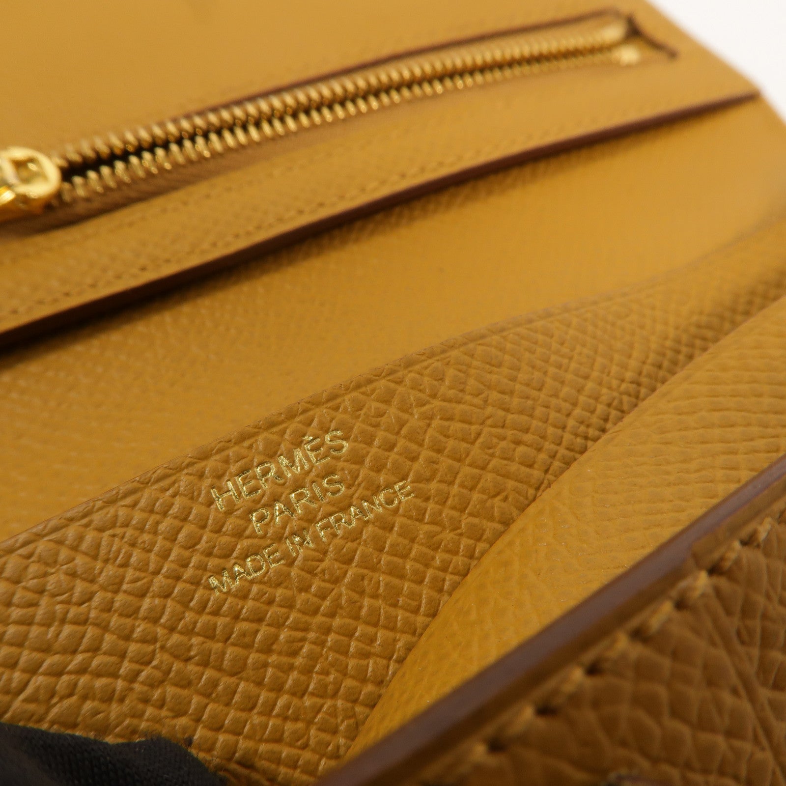 HERMES Epsom皮革Bearn Wallet長錢包Sesame