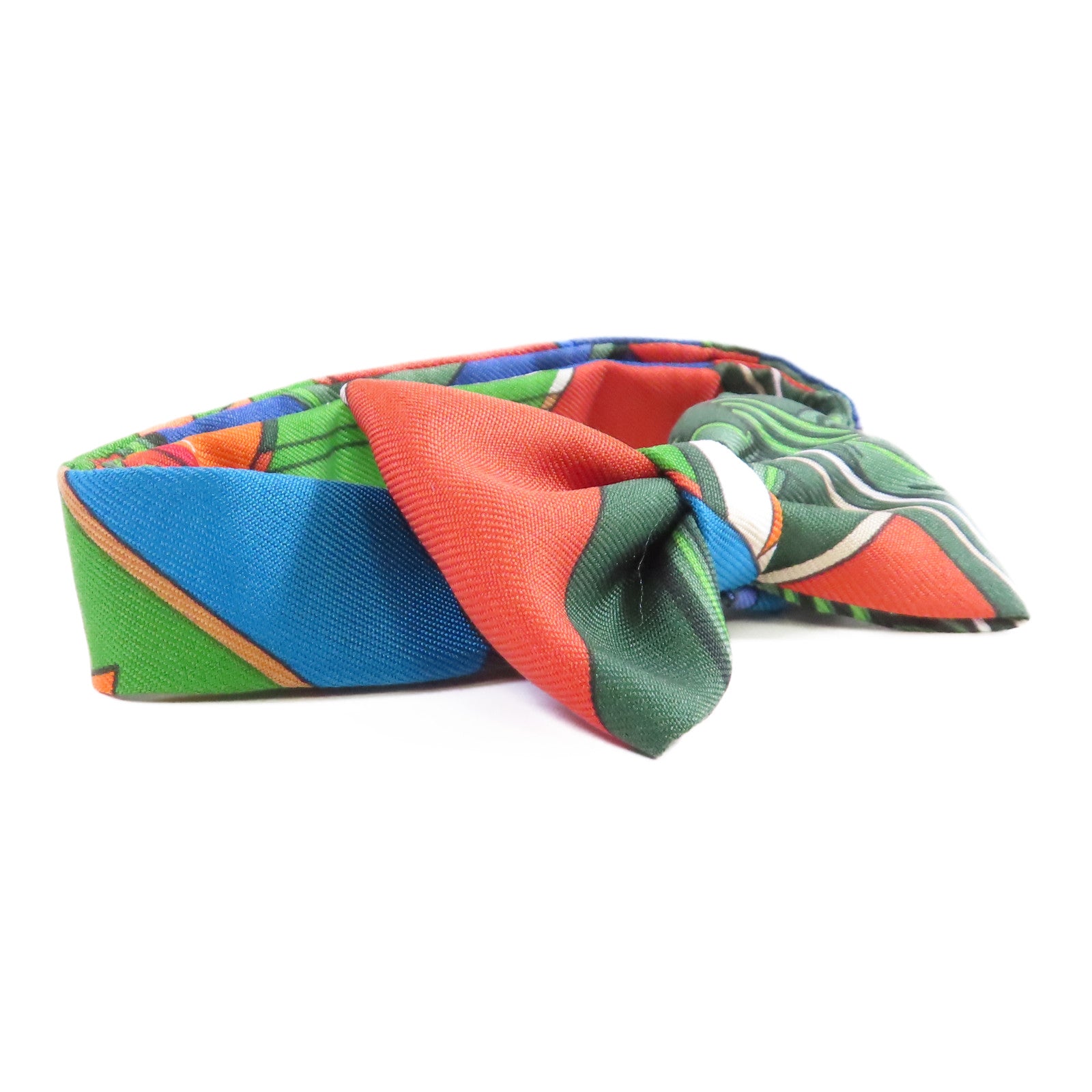 HERMES 【激減優惠】絲質Bow Tie銀扣蝴蝶領結