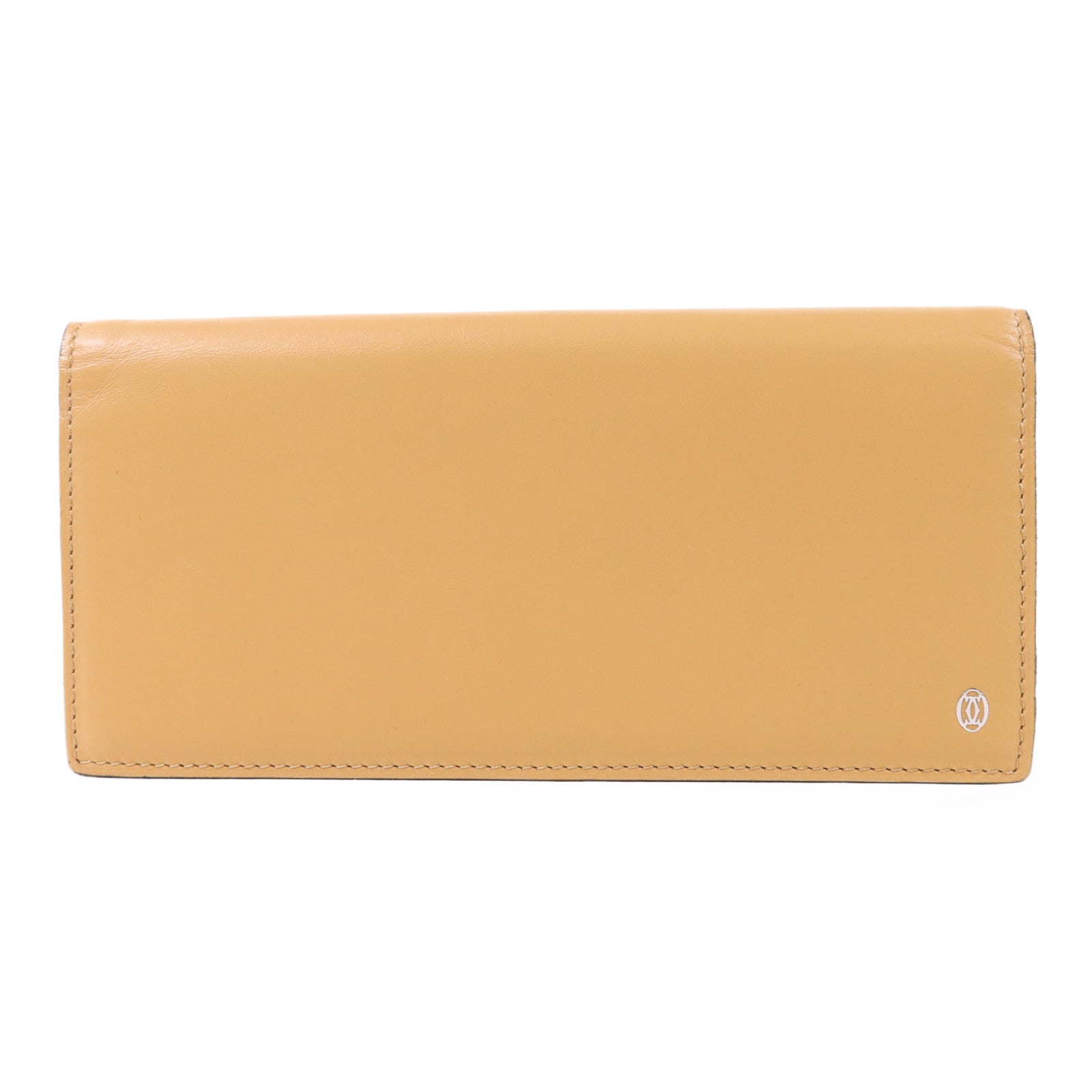 CARTIER 【激減優惠】牛皮皮革Bifold Wallet銀扣長錢包
