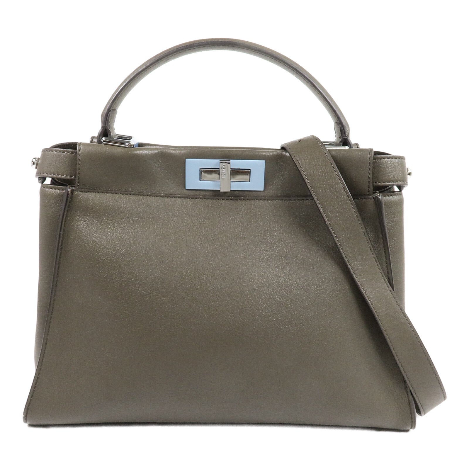 FENDI 牛皮皮革Peekboo Large手挽肩背兩用袋