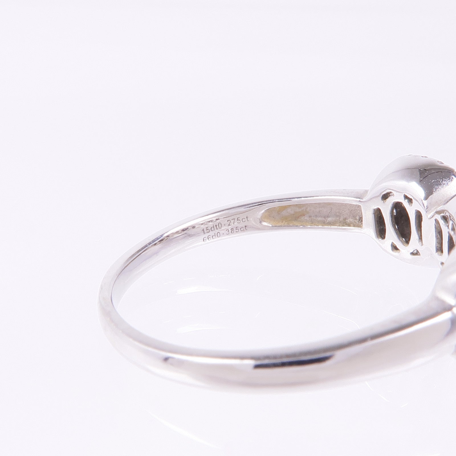 JEWELRY 【激減優惠】18K白金Diamond Ring鑽石戒指US#9.25