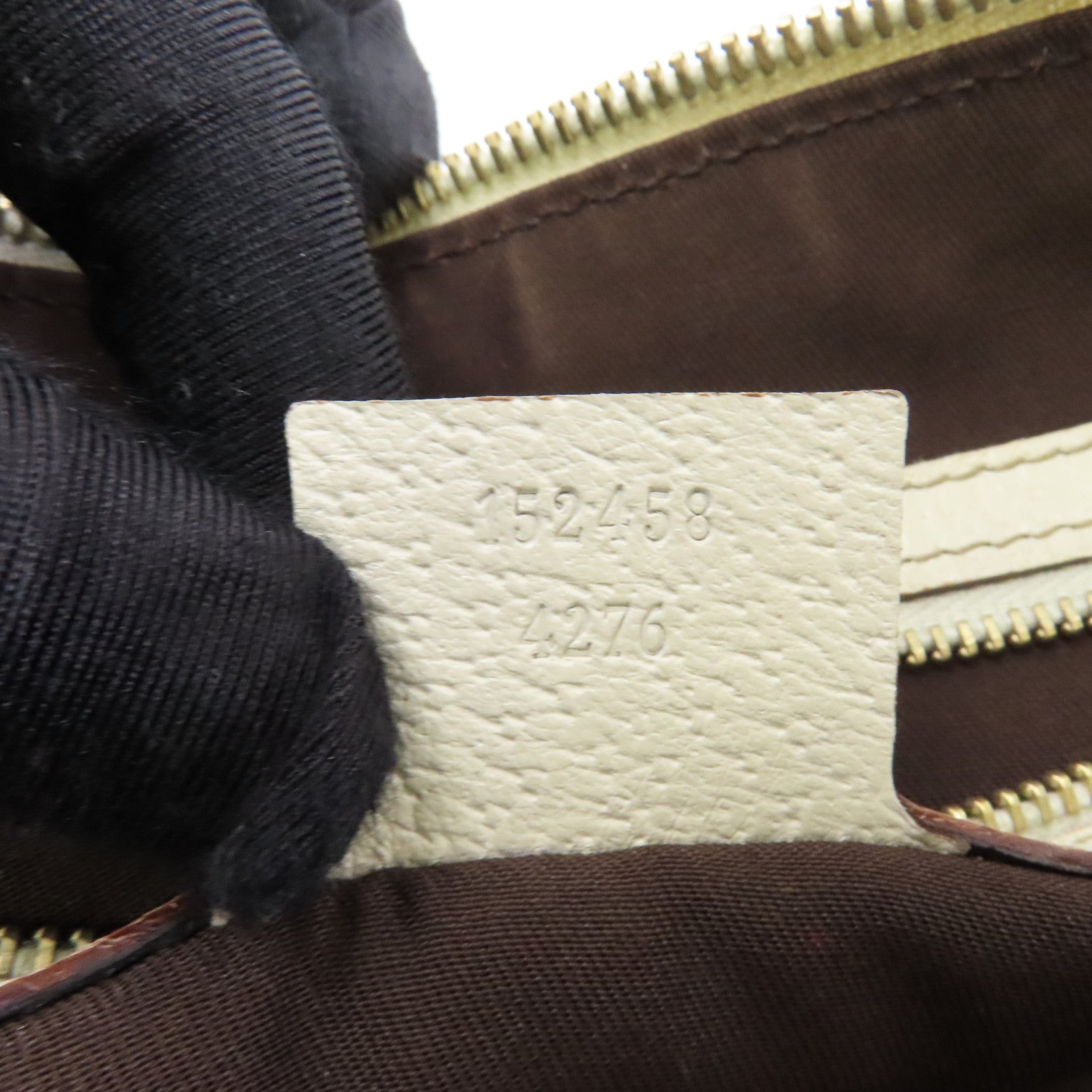 GUCCI 帆布/皮革Shoulder Bag金扣肩背袋啡色/啡色