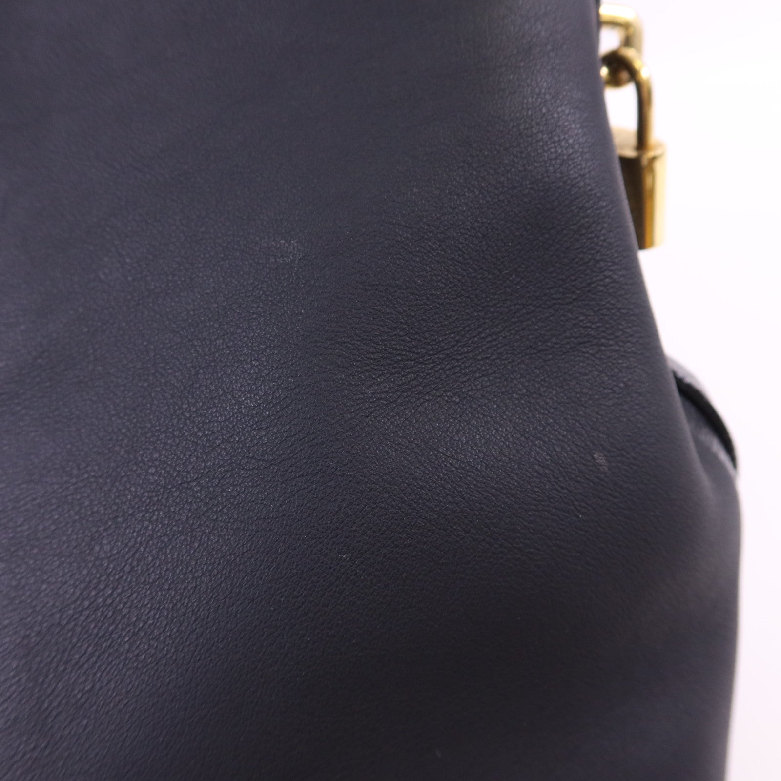 LOUIS VUITTON 牛皮皮革Cuir Obsession Lockit金扣肩背袋