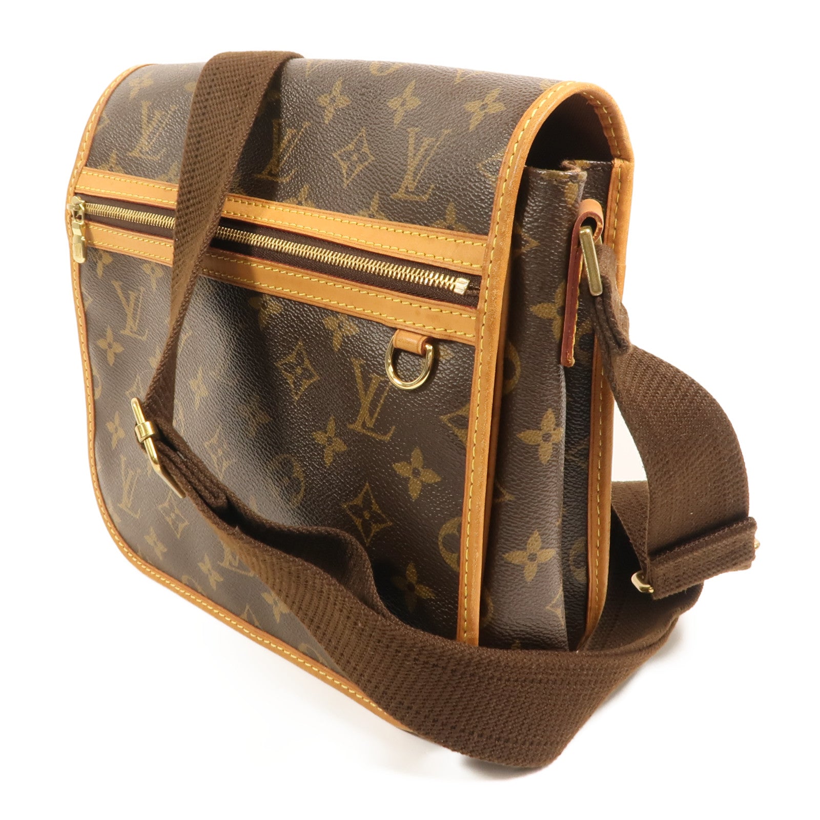 LOUIS VUITTON Monogram Bosphore金扣肩背袋