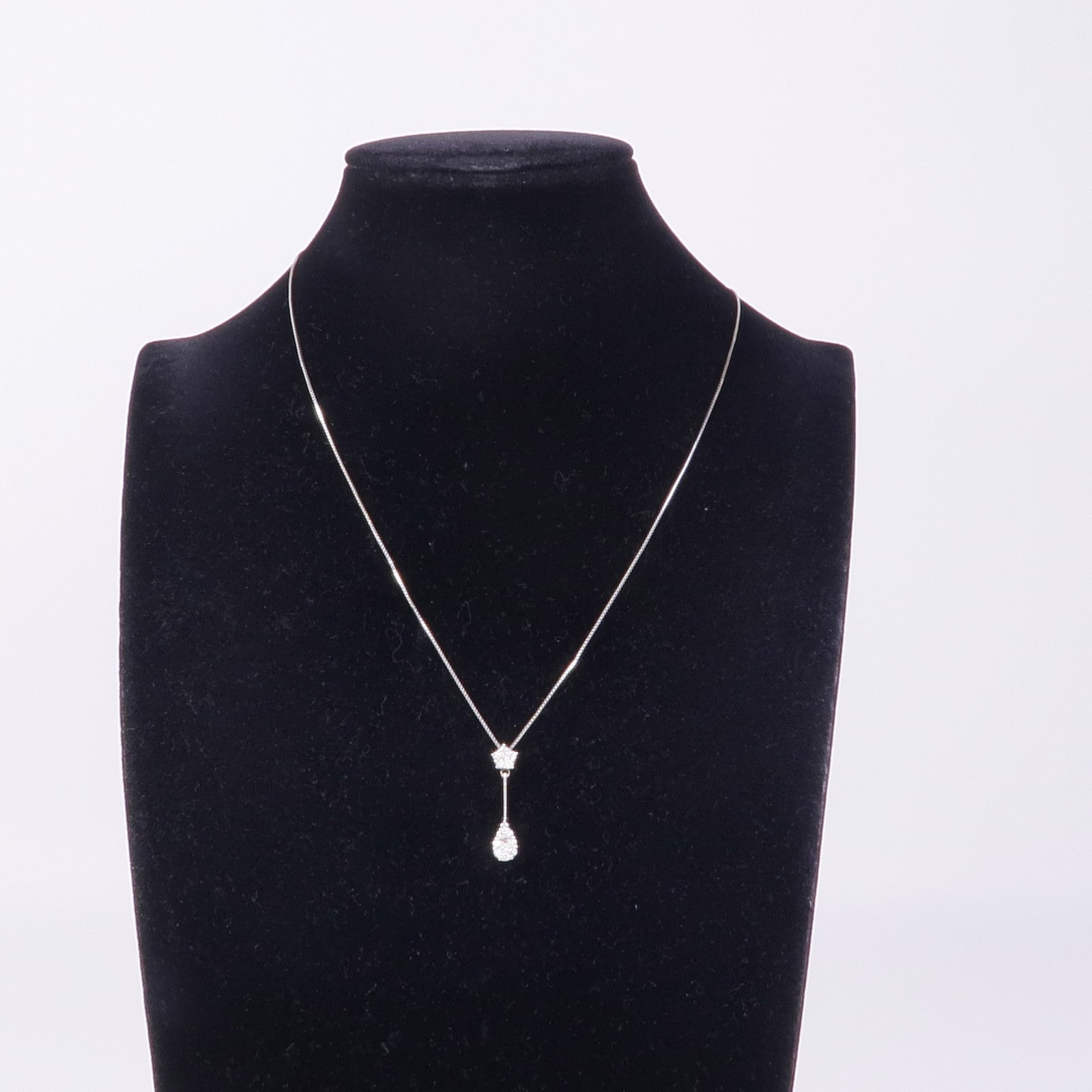 JEWELRY Diamond Necklace 18K White Gold