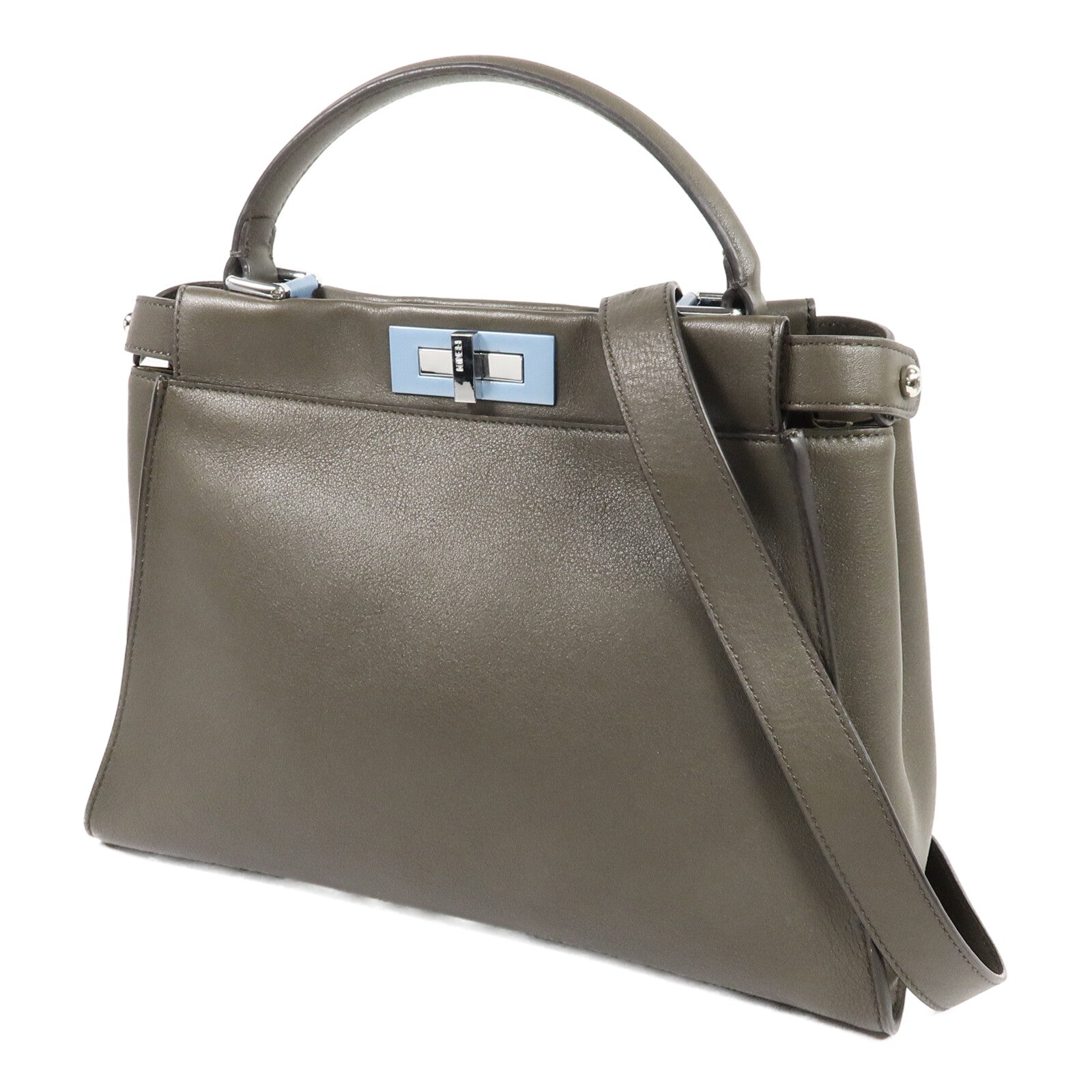 FENDI 牛皮皮革Peekboo Large手挽肩背兩用袋