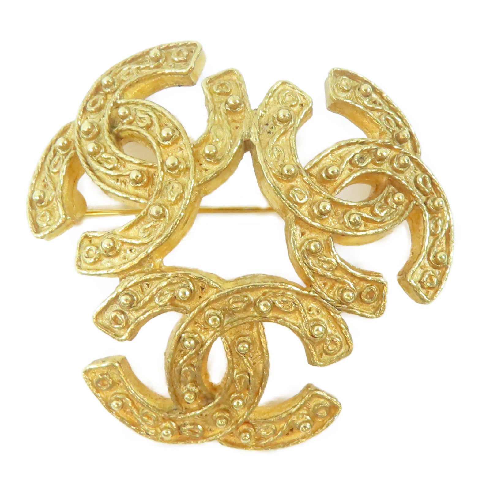 CHANEL 金屬Brooch胸針金色