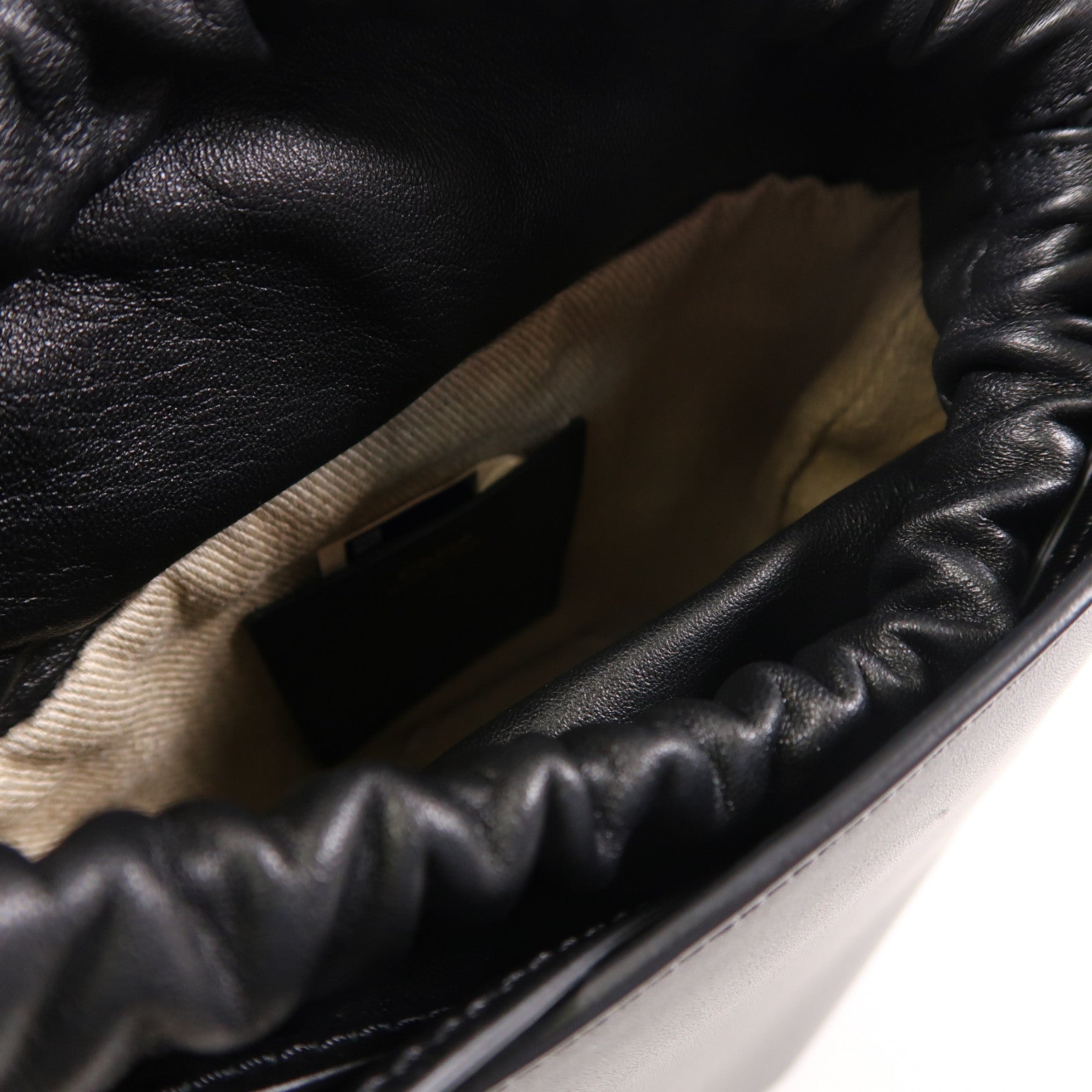 Chloe 牛皮皮革Sense Bucket Bag銀扣肩背袋黑色
