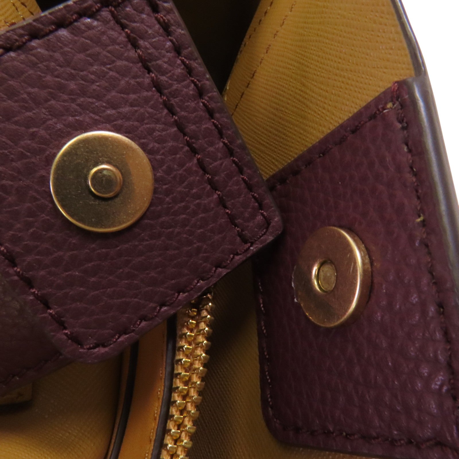 Tory Burch 牛皮皮革2Way Shoulder Bag金扣手挽肩背兩用袋