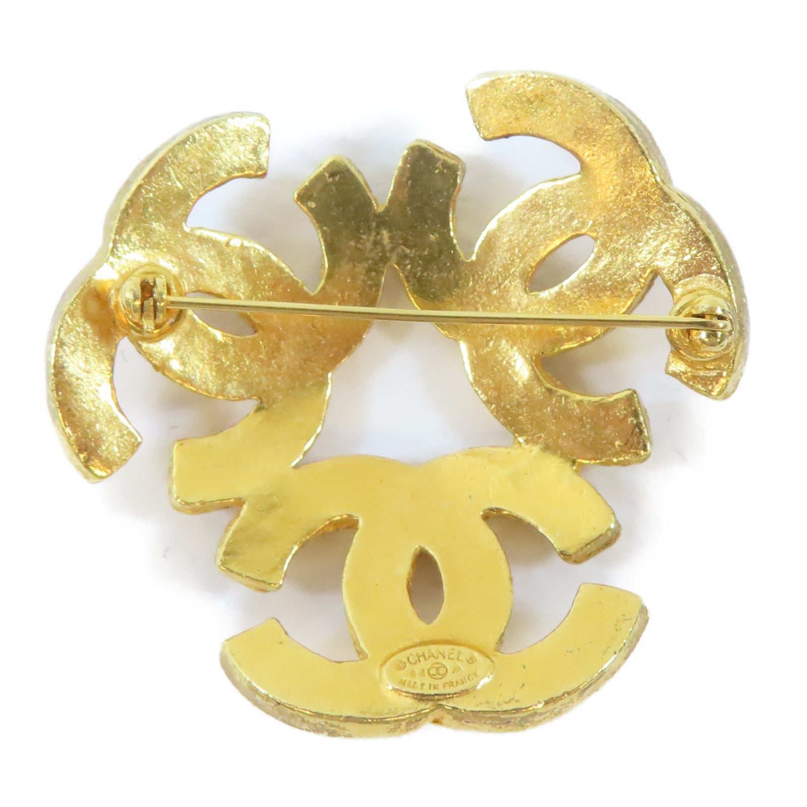 CHANEL 金屬Brooch胸針金色
