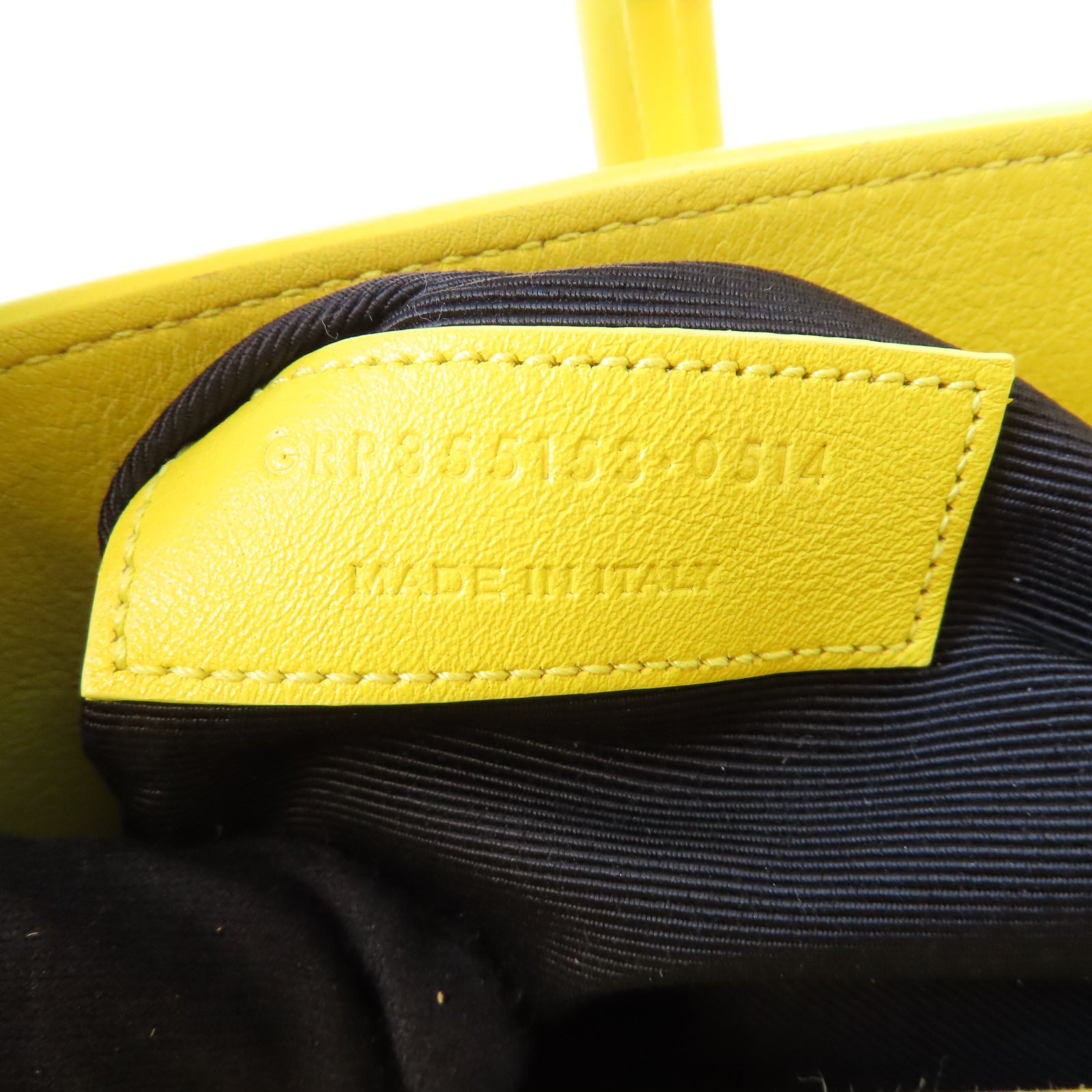 SAINT LAURENT 牛皮皮革Sac De Jour Bag金扣手挽肩背兩用袋黃色