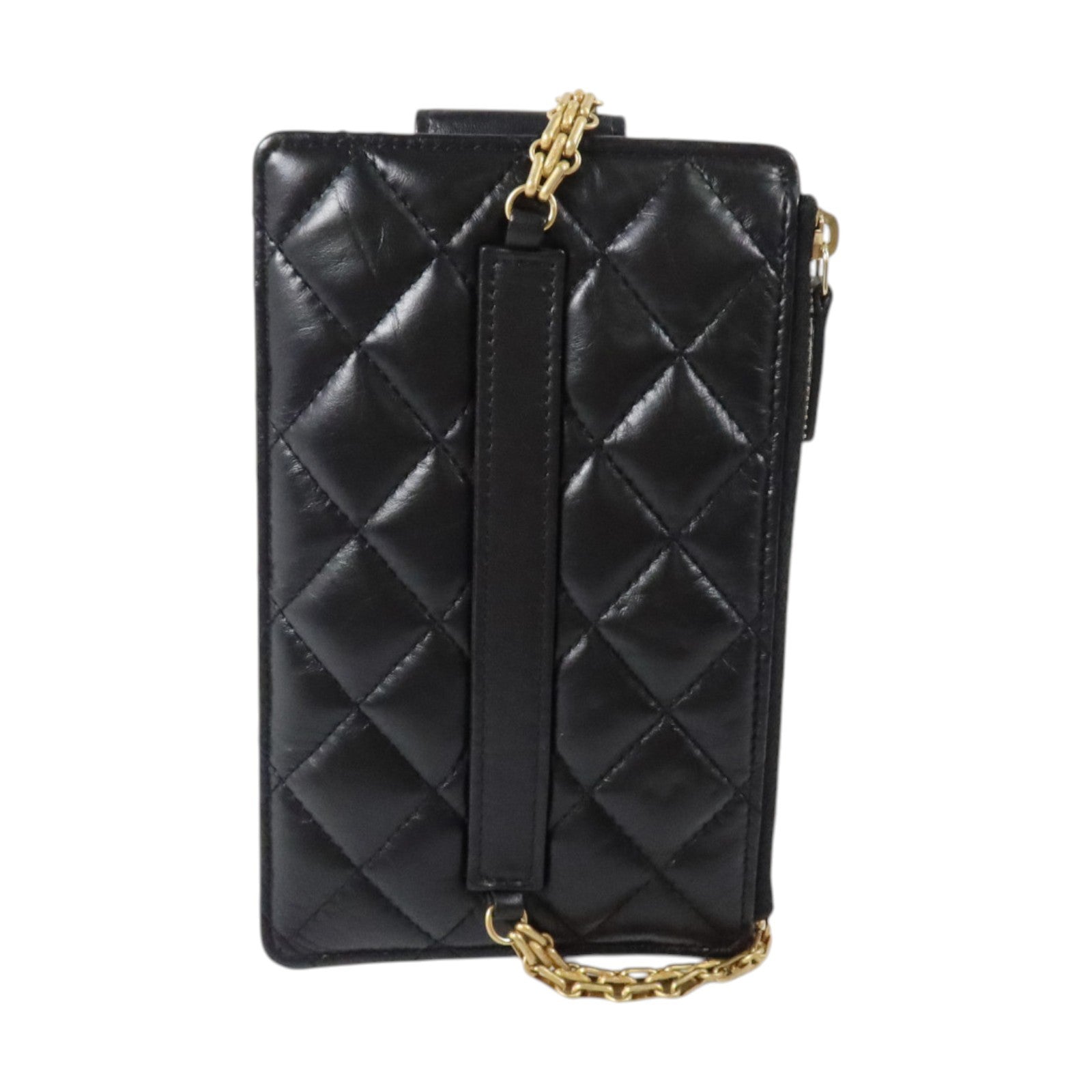 CHANEL 牛皮皮革2.55 Reissue Phone Holder With Chain金扣鏈帶肩背袋