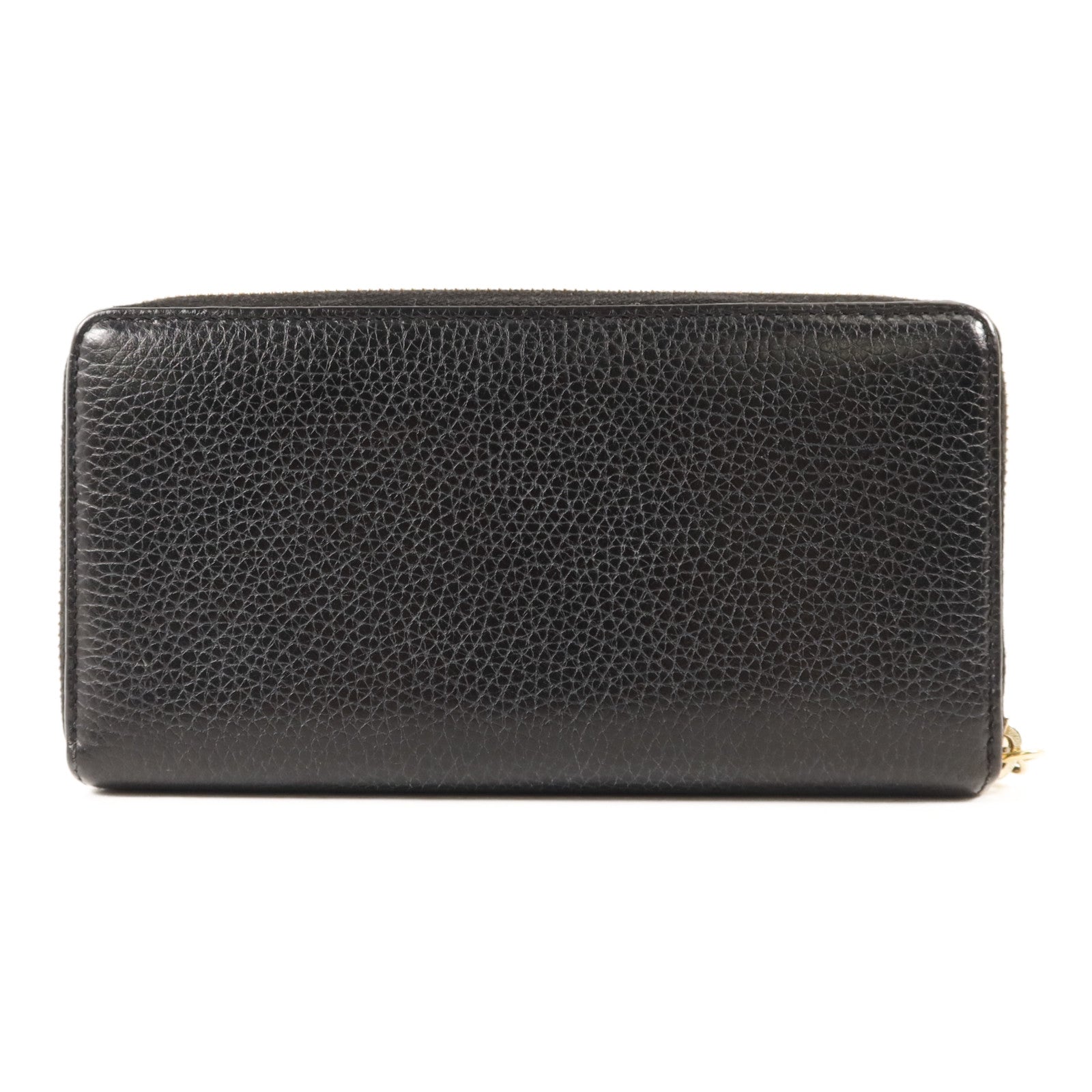 GUCCI 牛皮皮革Long Round Wallet金扣長錢包