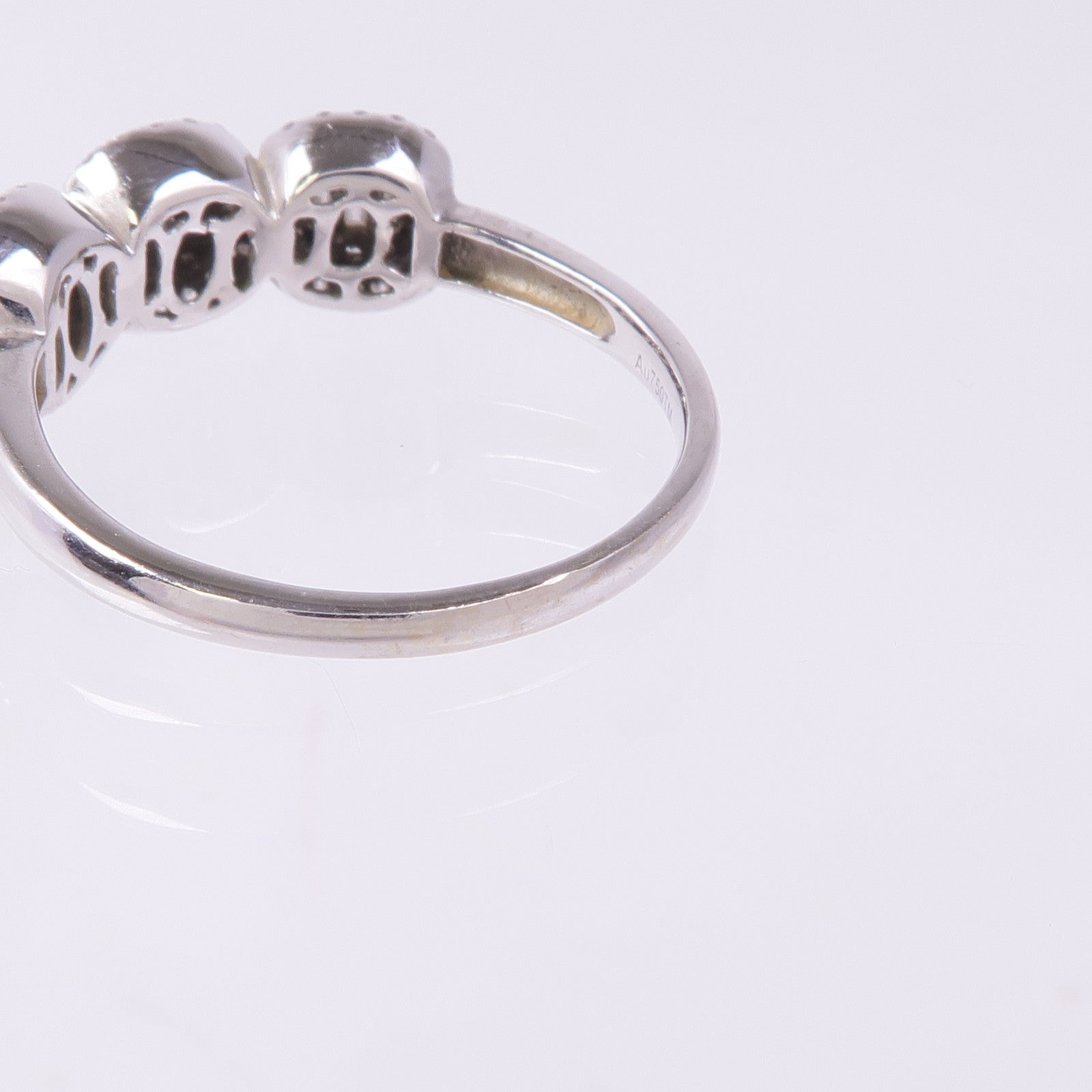 JEWELRY 【激減優惠】18K白金Diamond Ring鑽石戒指US#9.25