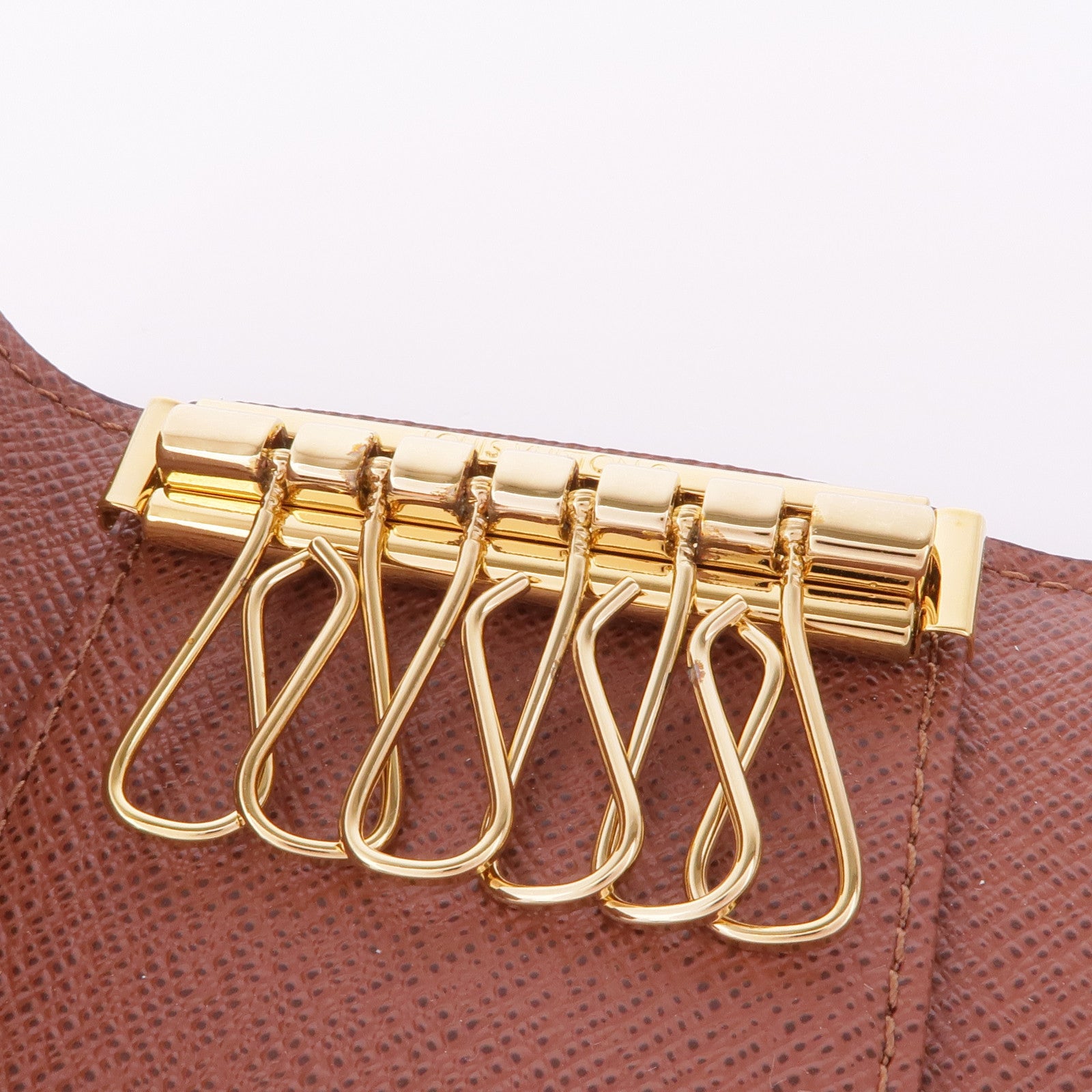 LOUIS VUITTON Monogram 6 Key Holder金扣鎖匙扣