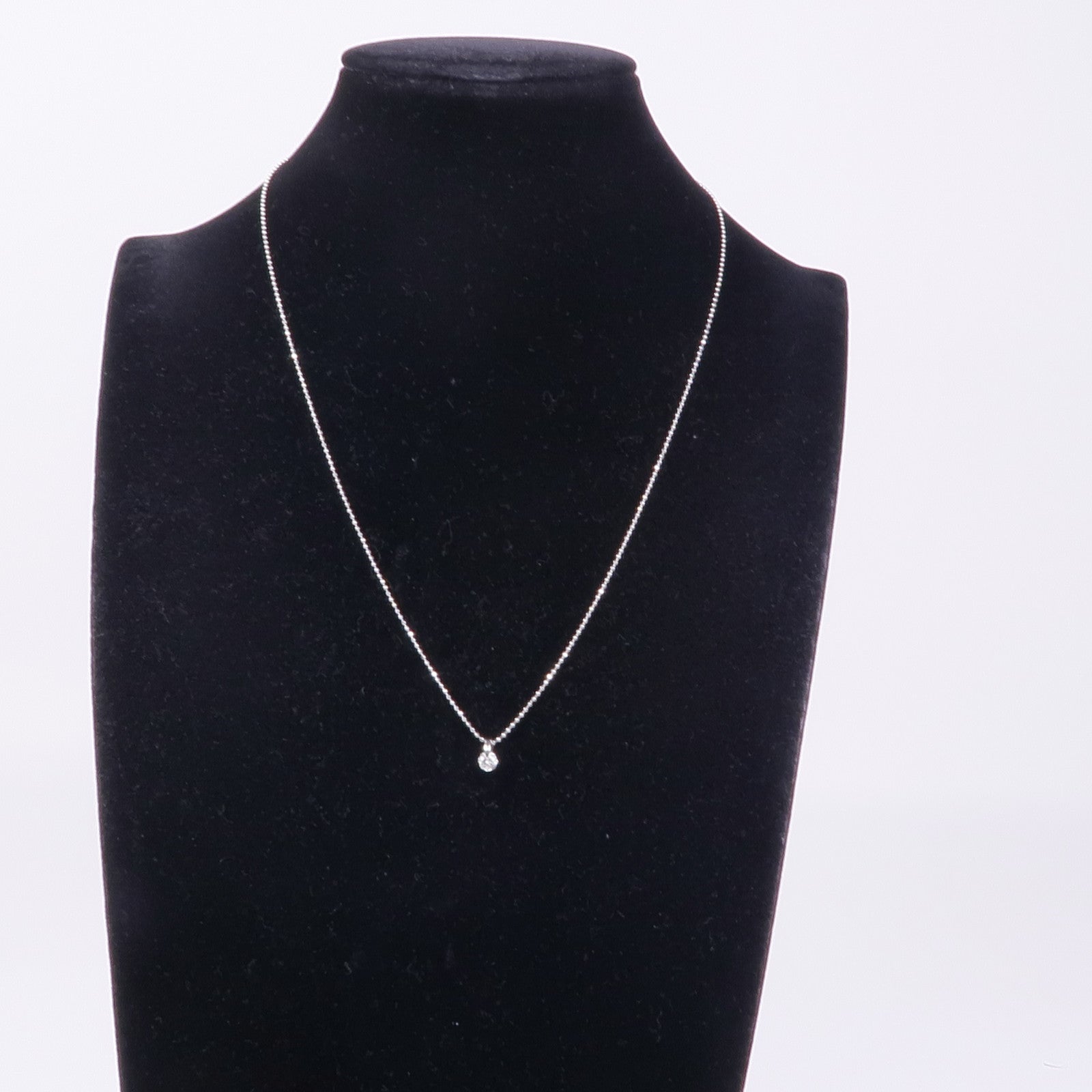 JEWELRY Diamond Necklace 18K White Gold