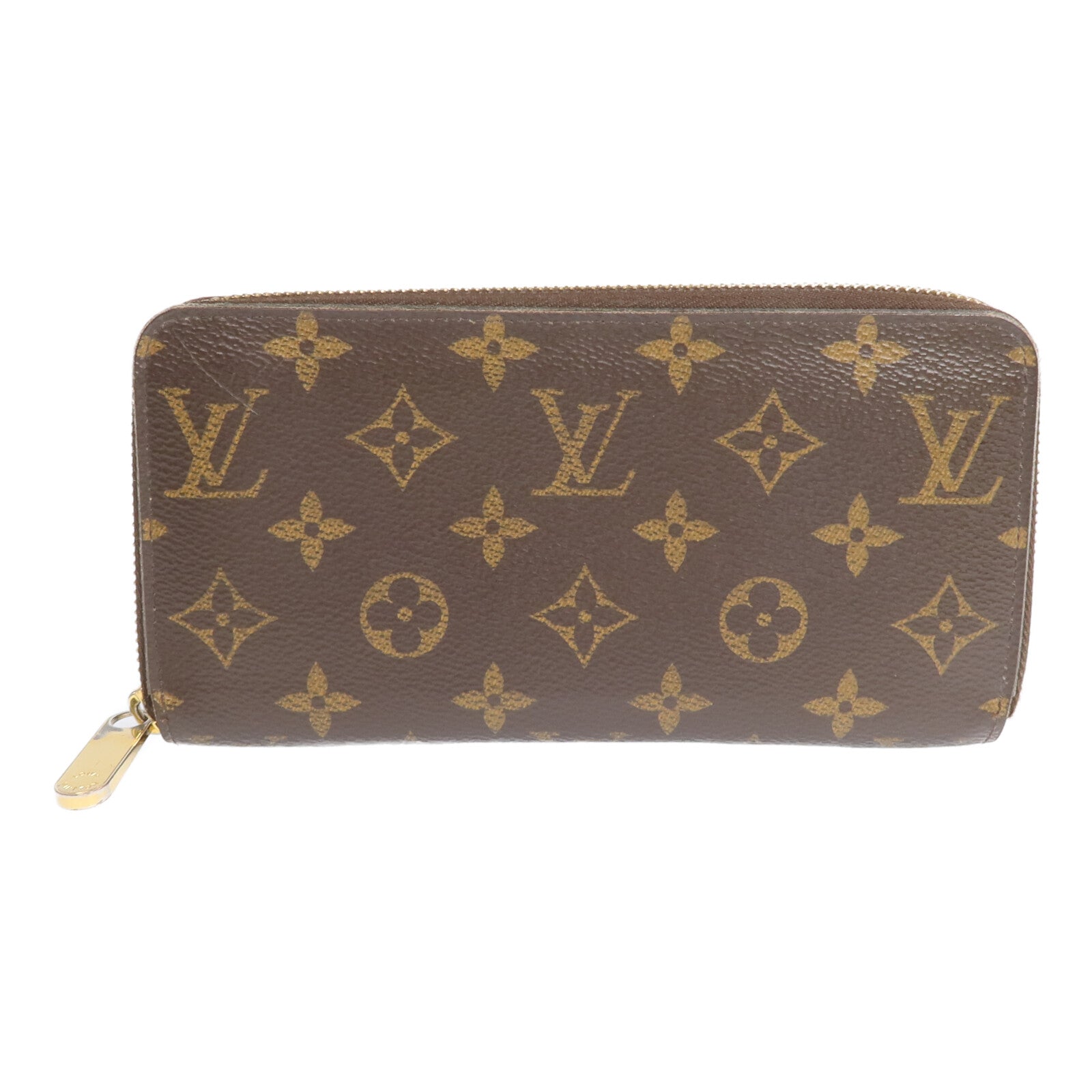 LOUIS VUITTON Monogram Zipper Long Wallet金扣長錢包