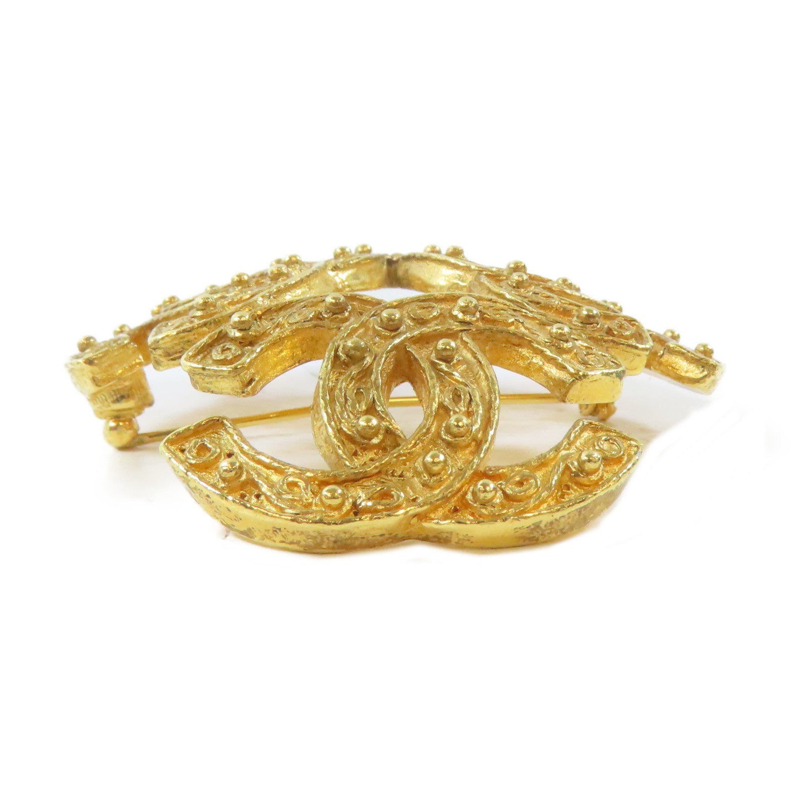 CHANEL 金屬Brooch胸針金色