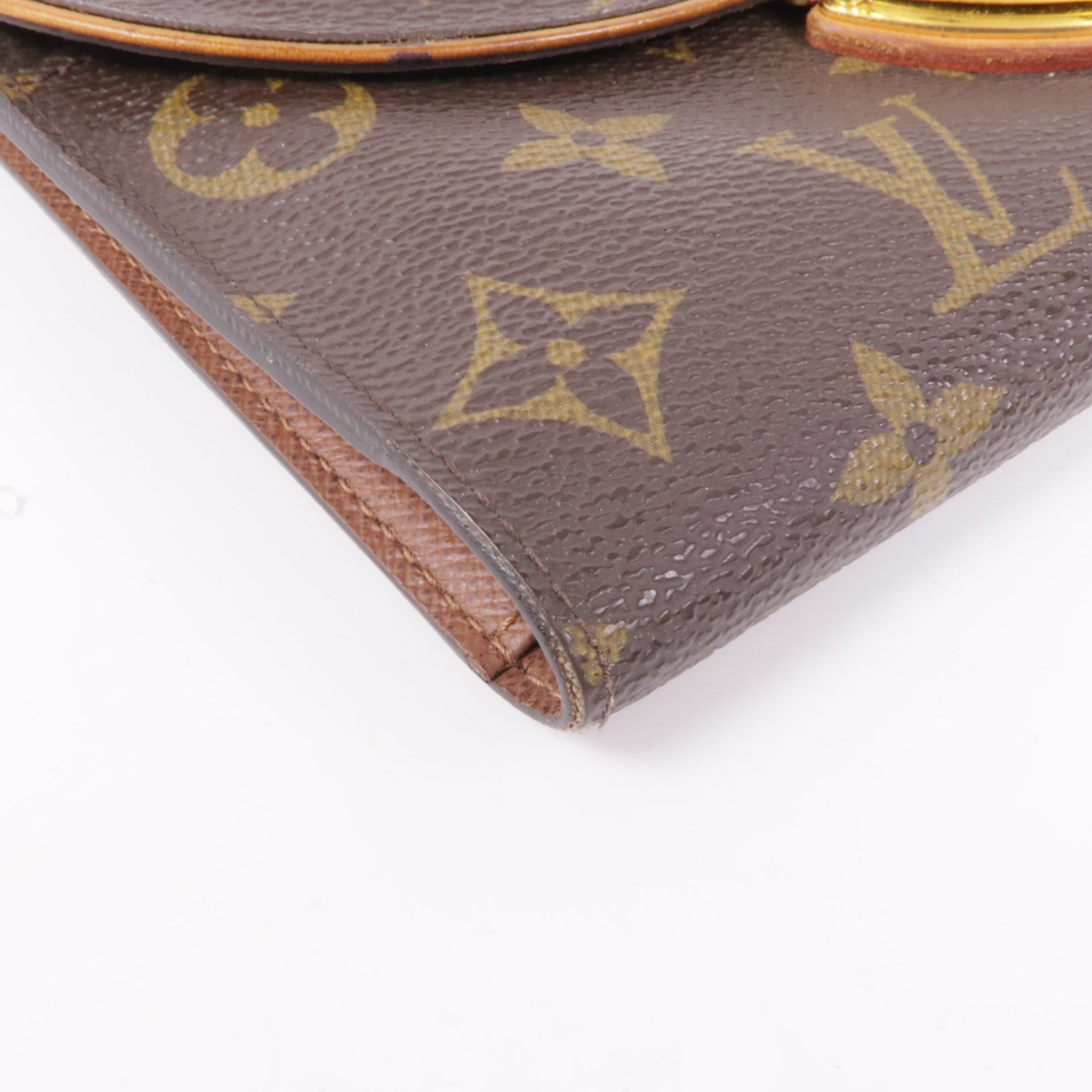 LOUIS VUITTON Monogram Long Wallet金扣長錢包
