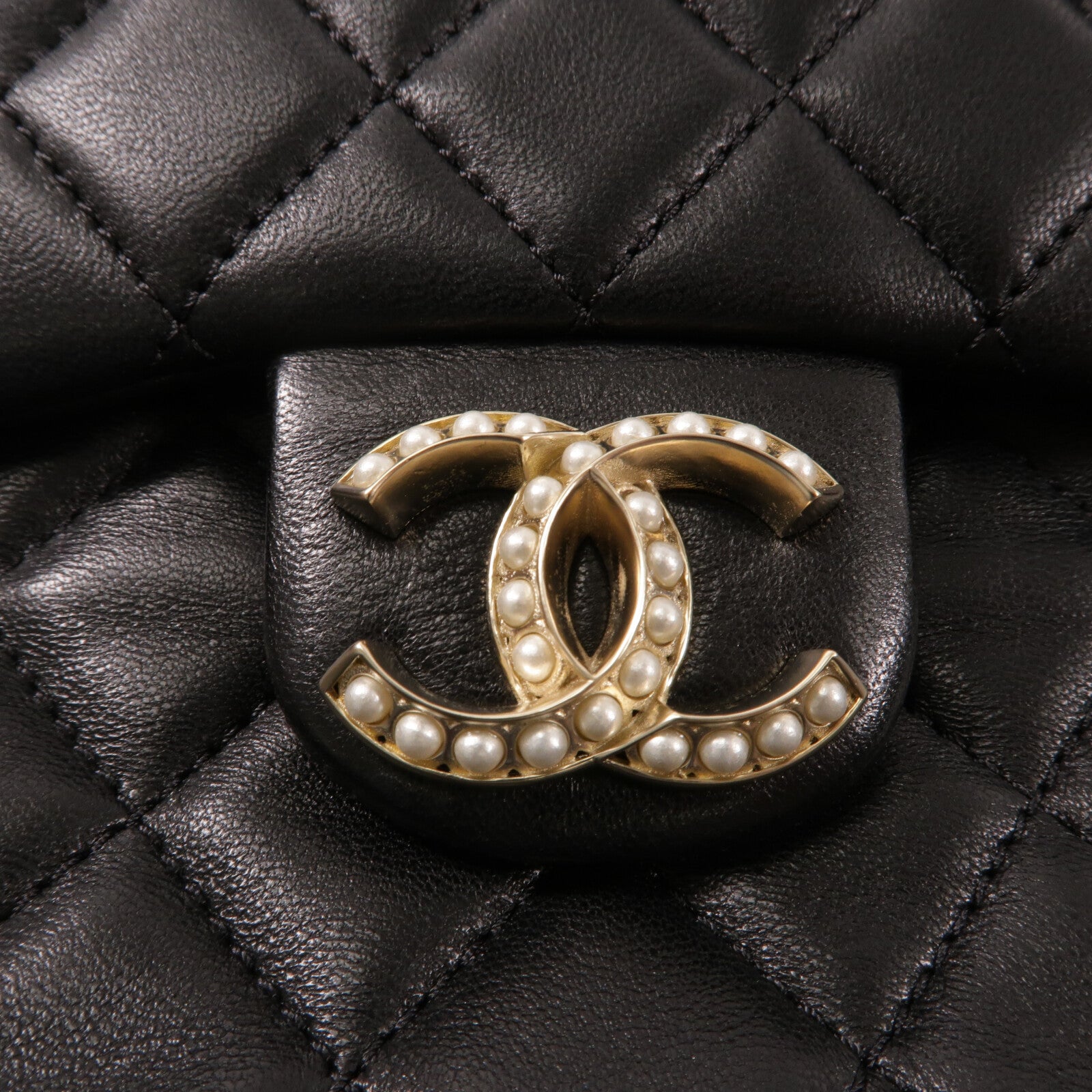 CHANEL 羊皮皮革Chain Shoulder鏈帶肩背袋