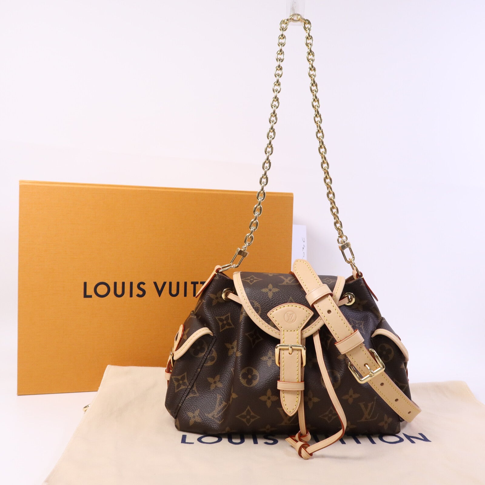 LOUIS VUITTON Monogram Odyssee金扣手挽肩背兩用袋