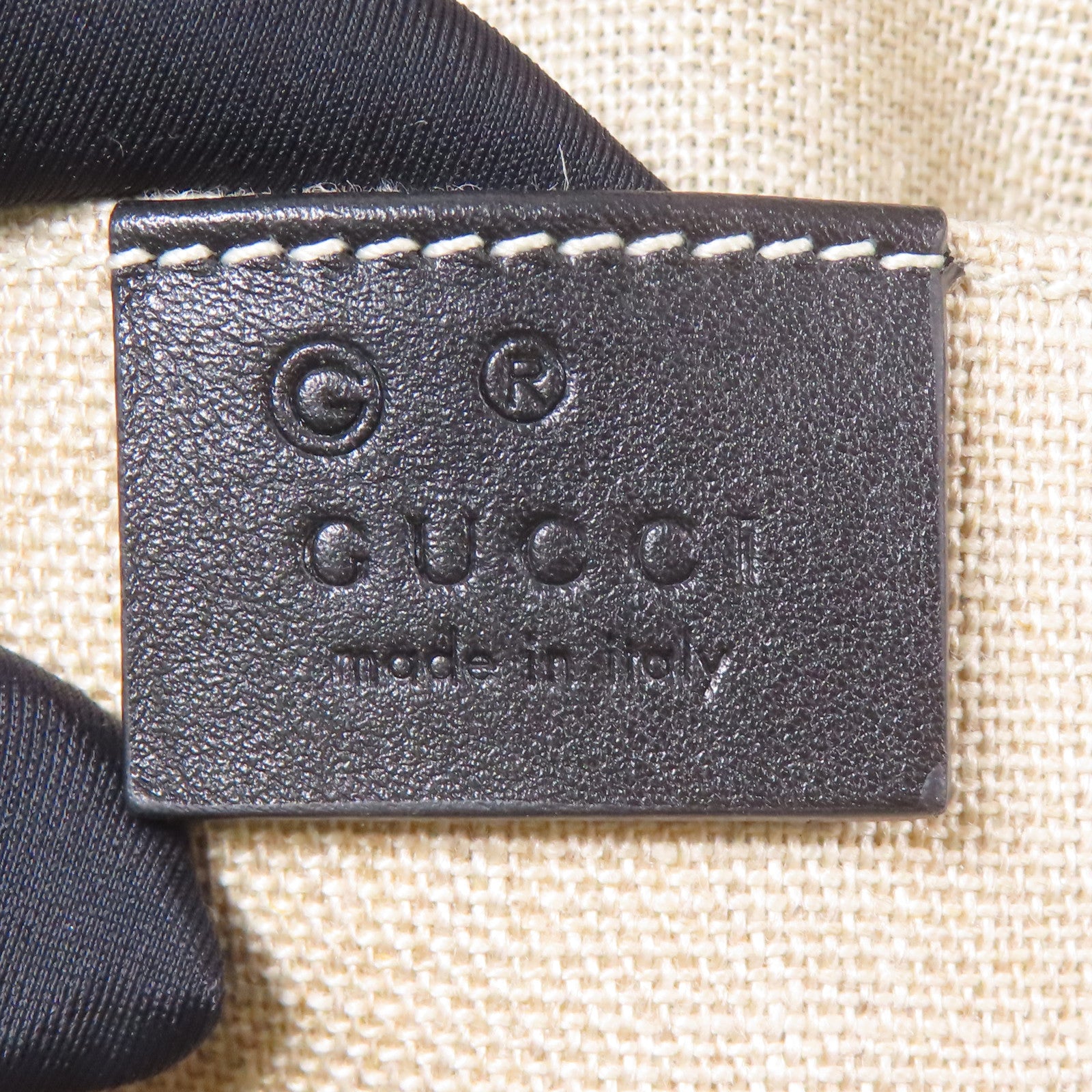 GUCCI GG GHW Mini Dome 2way Shoulder Bag 449654 Calfskin Leather Black