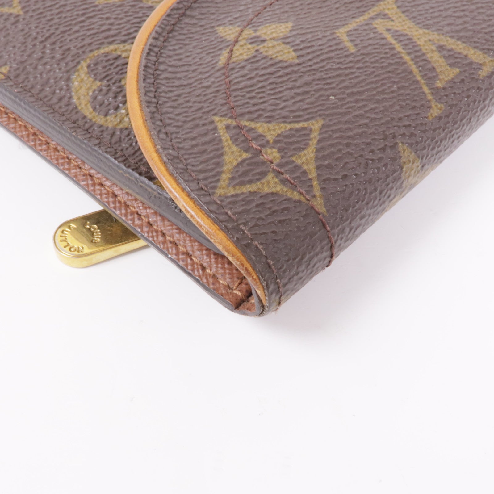 LOUIS VUITTON Monogram Long Wallet金扣長錢包