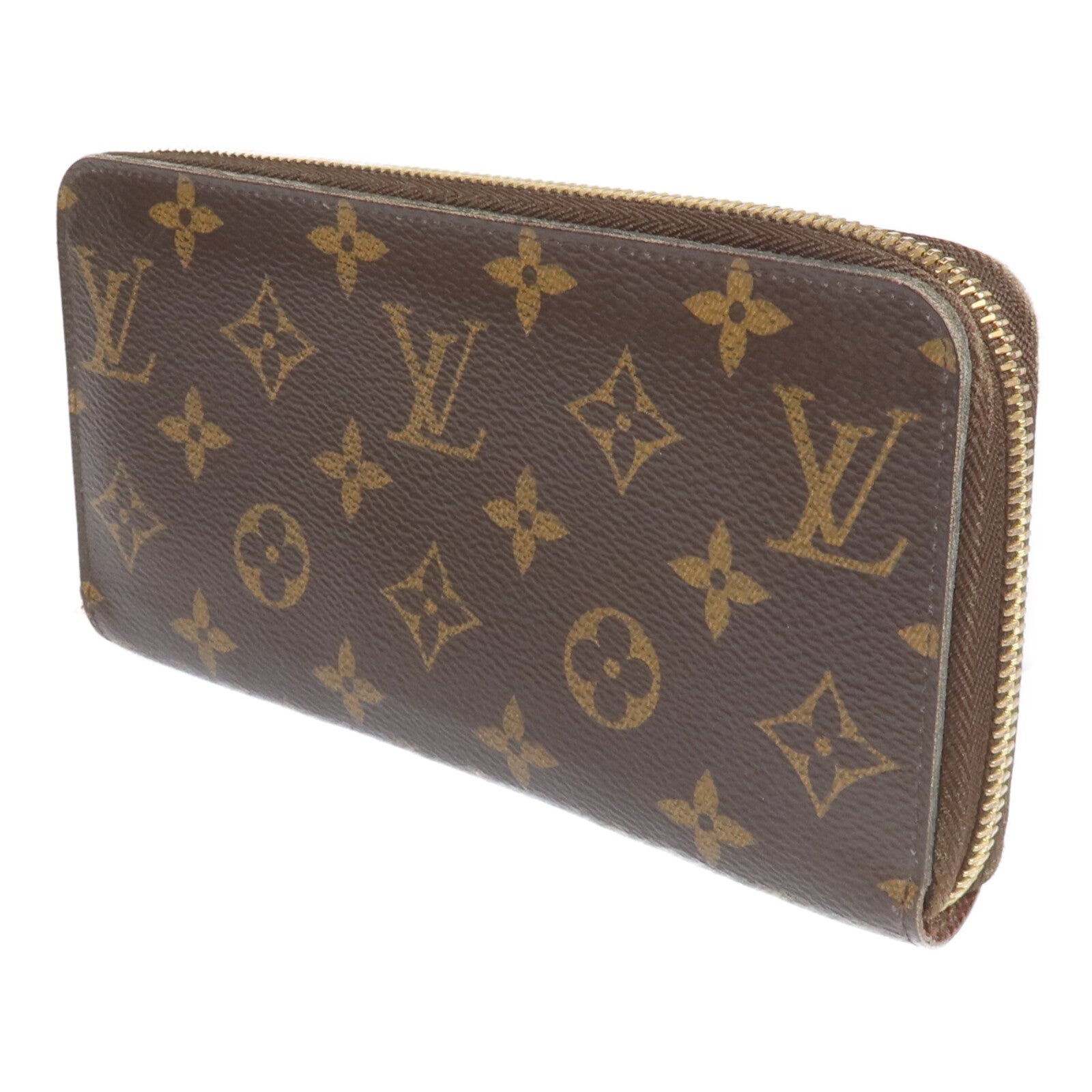LOUIS VUITTON Monogram Zipper Long Wallet金扣長錢包