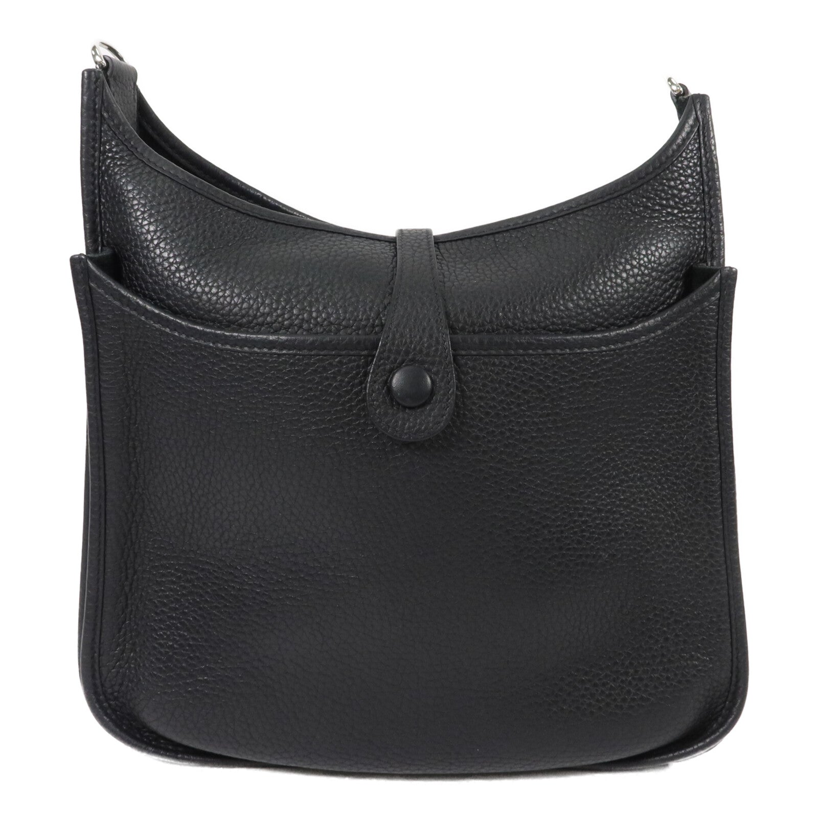 HERMES Clemence皮革Evelyne PM 肩背袋Noir