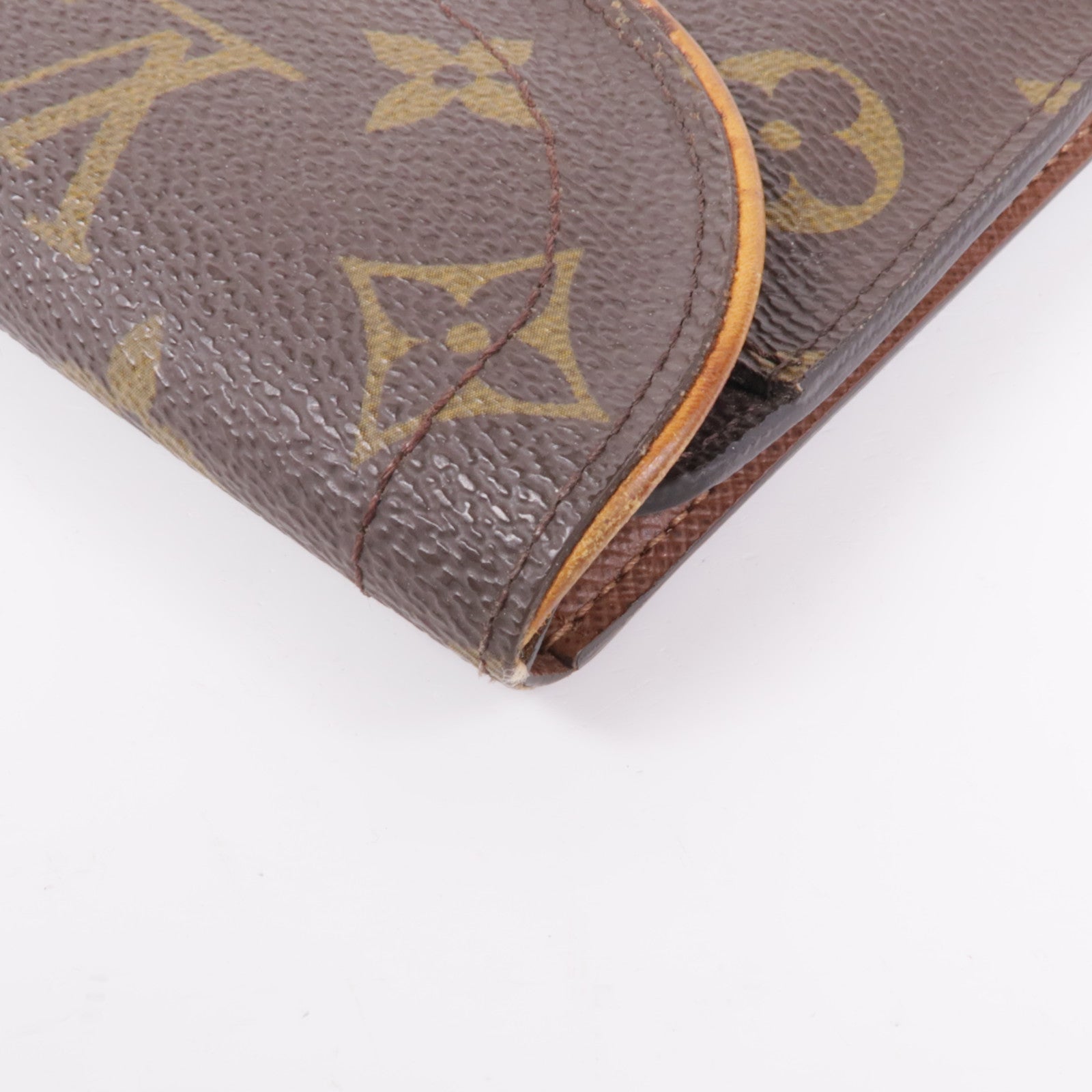 LOUIS VUITTON Monogram Long Wallet金扣長錢包