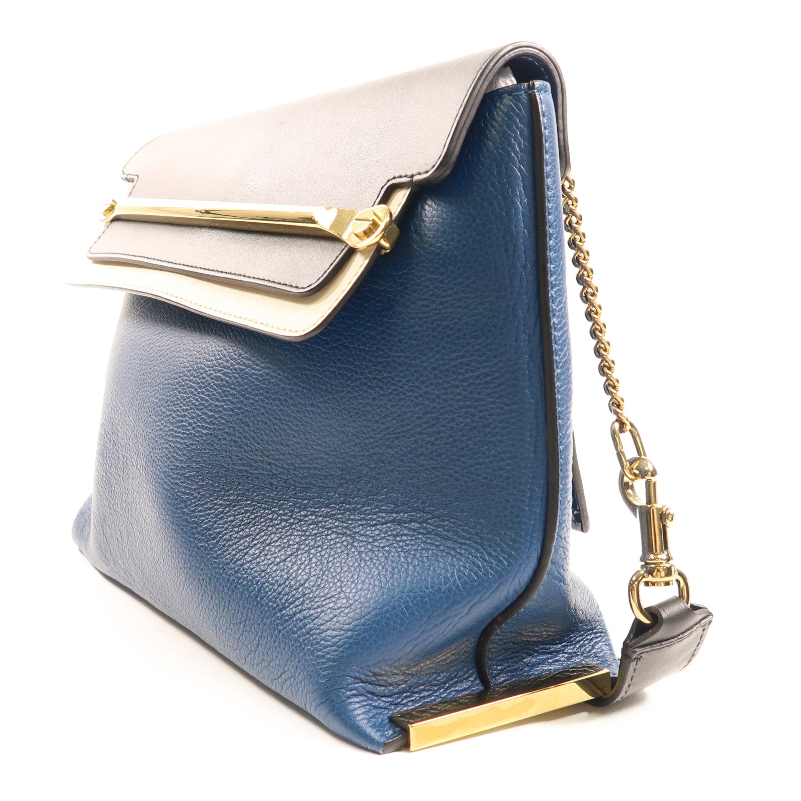 Chloe 【激減優惠】牛皮皮革Shoulder Tote金扣肩背袋