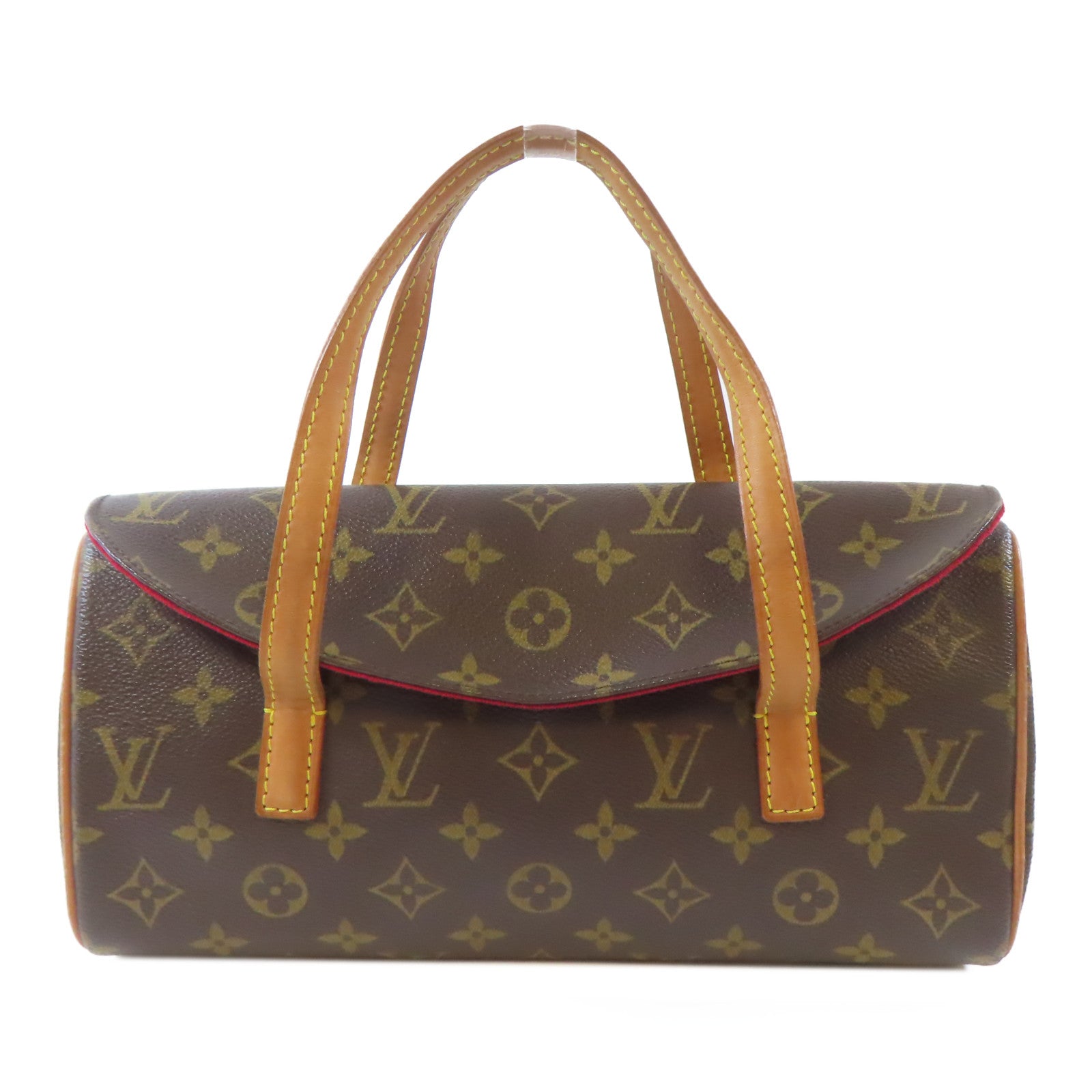 LOUIS VUITTON Monogram Sonatine金扣手挽袋啡色