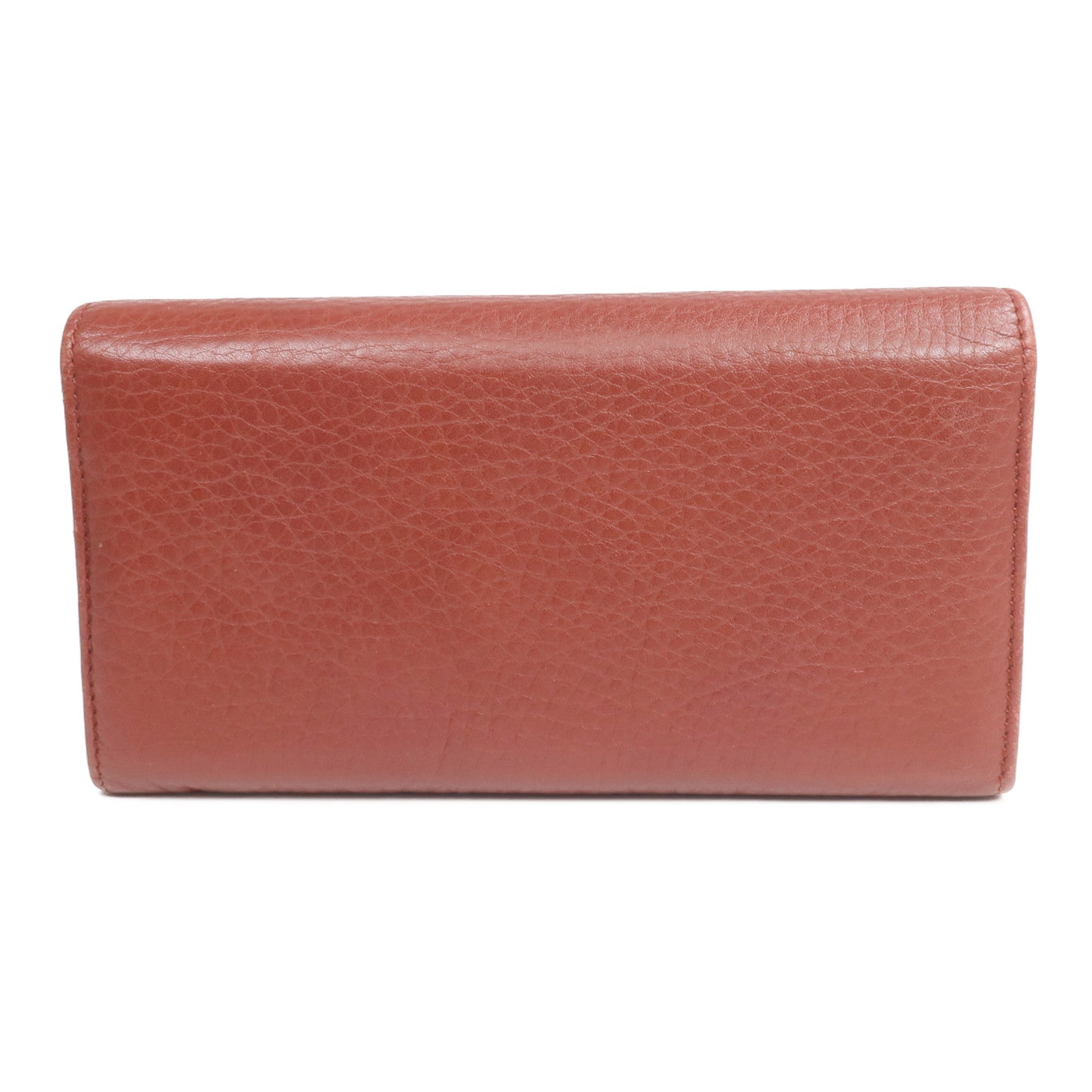 GUCCI 牛皮皮革Long Wallet金扣長錢包