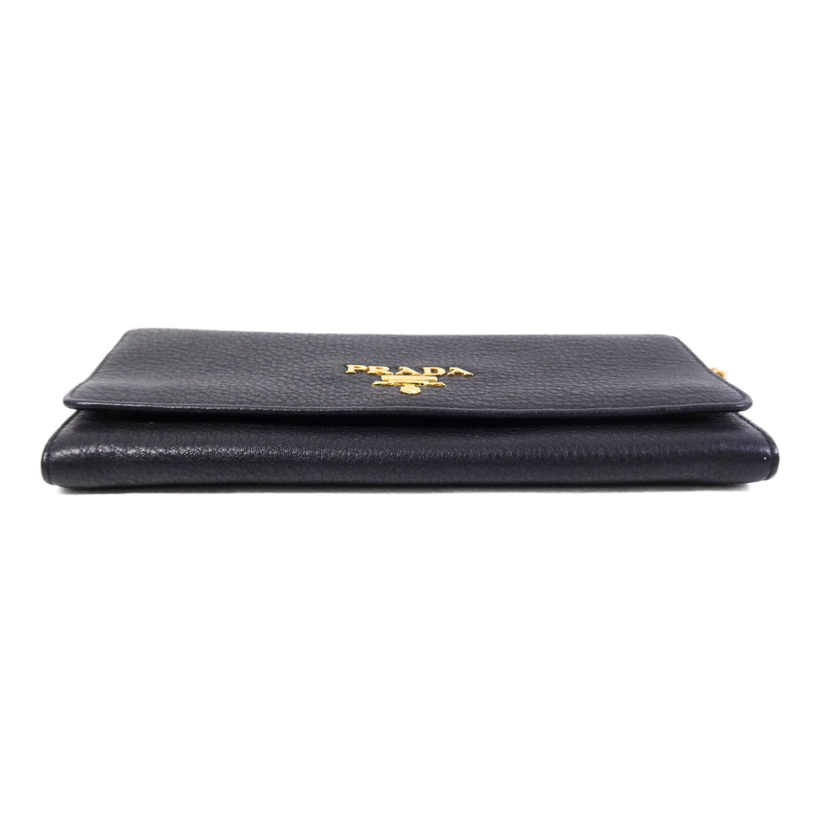 PRADA 牛皮皮革Shoulder Bag鏈帶肩背袋