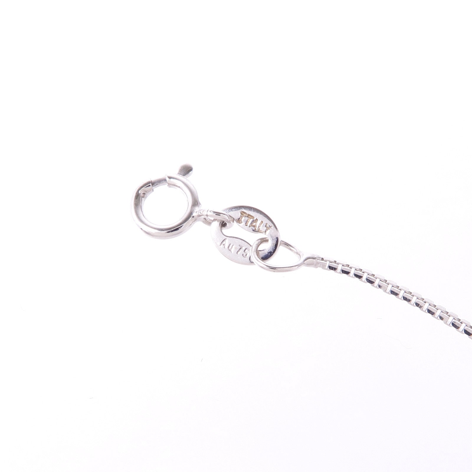 JEWELRY Ruby Diamond Necklace 18K White Gold