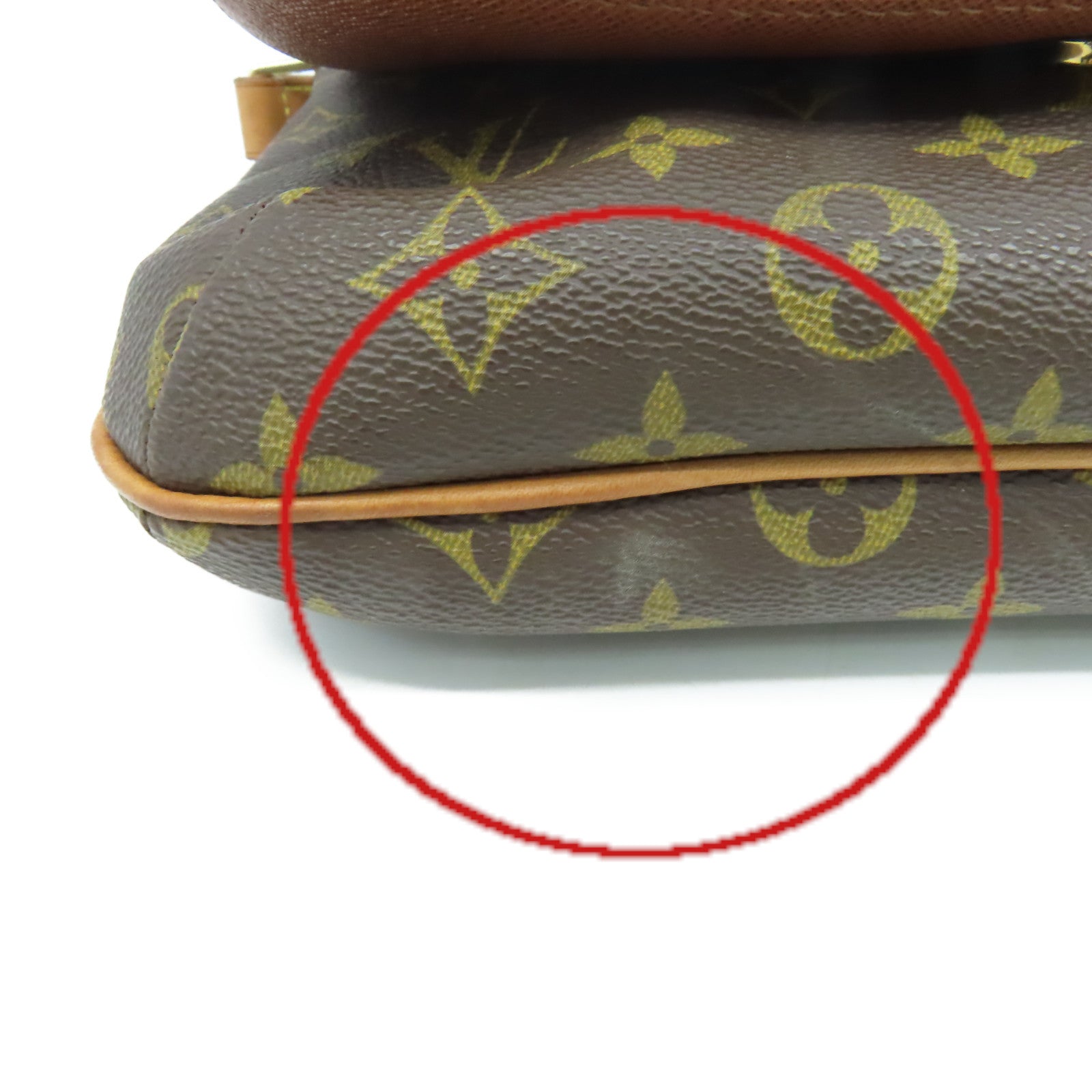 LOUIS VUITTON Monogram Musette Tango Shoulder Bag金扣肩背袋啡色