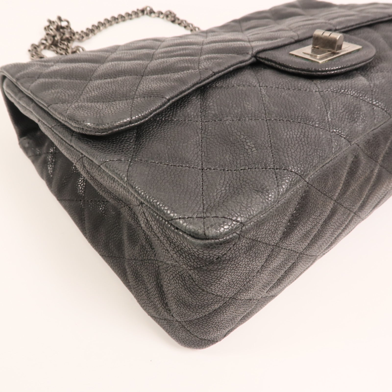 CHANEL 牛皮皮革2.55 Flap Bag鏈帶肩背袋