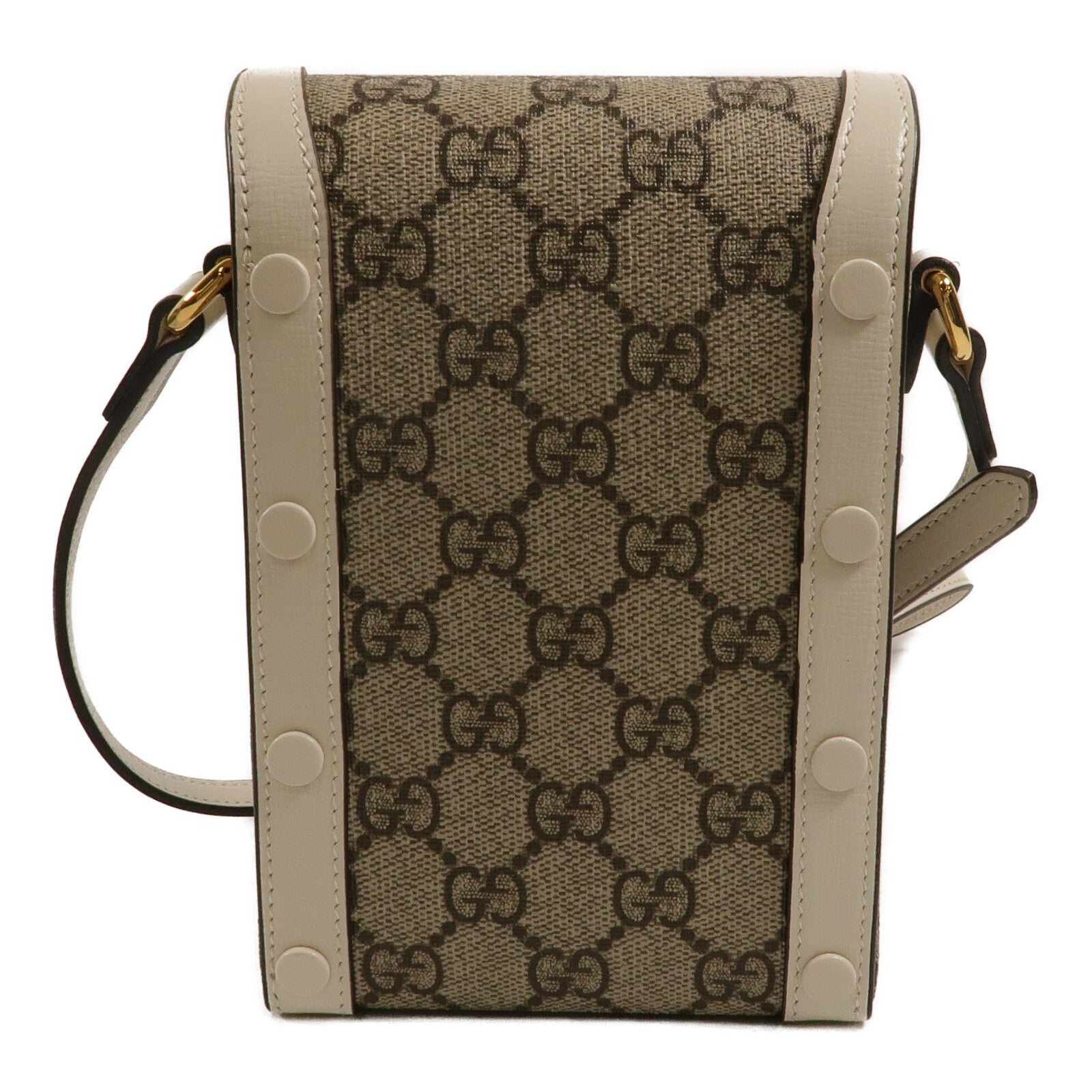 GUCCI 塗層帆布1955 Horsebit肩背袋
