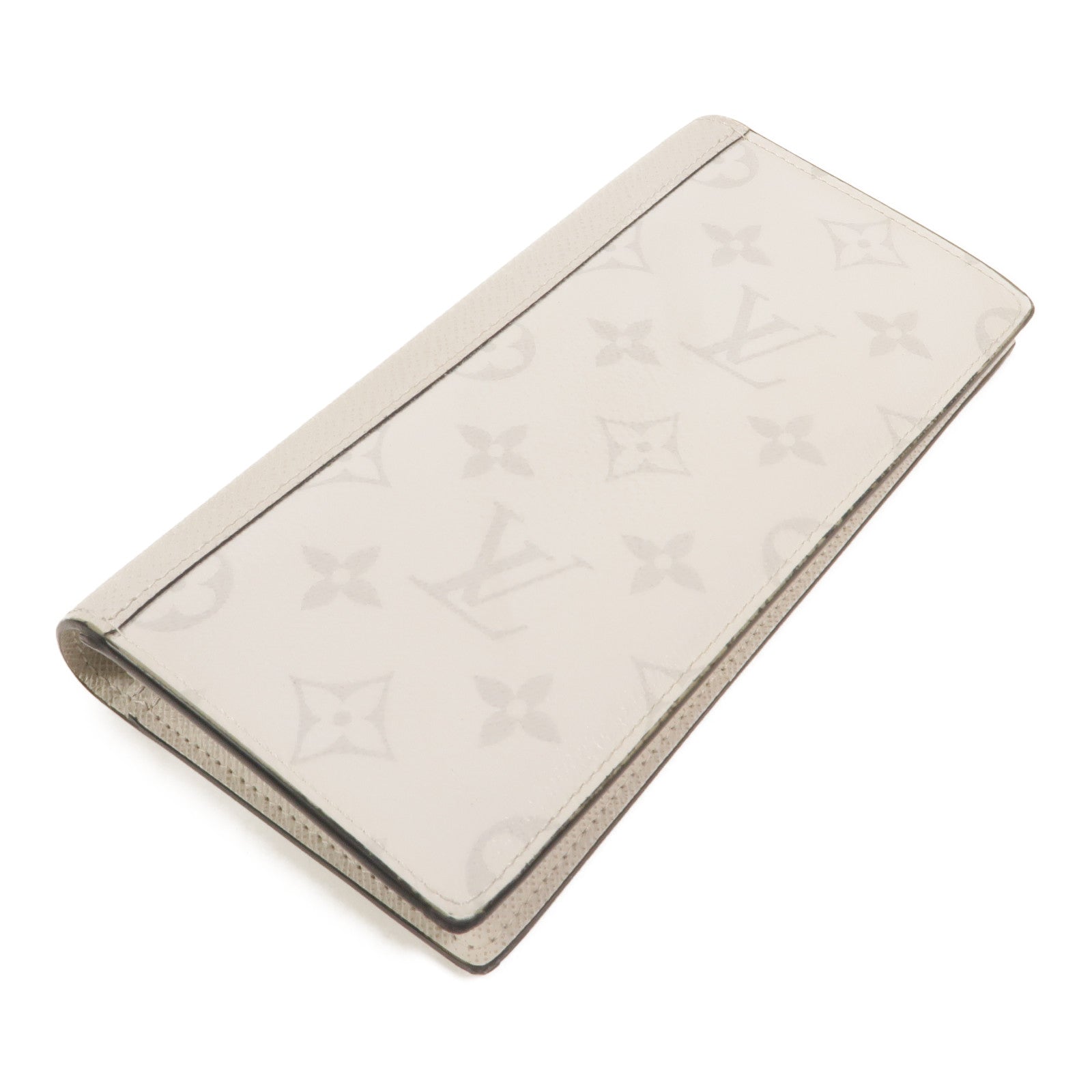 LOUIS VUITTON Monogram/Taiga Brazza長錢包