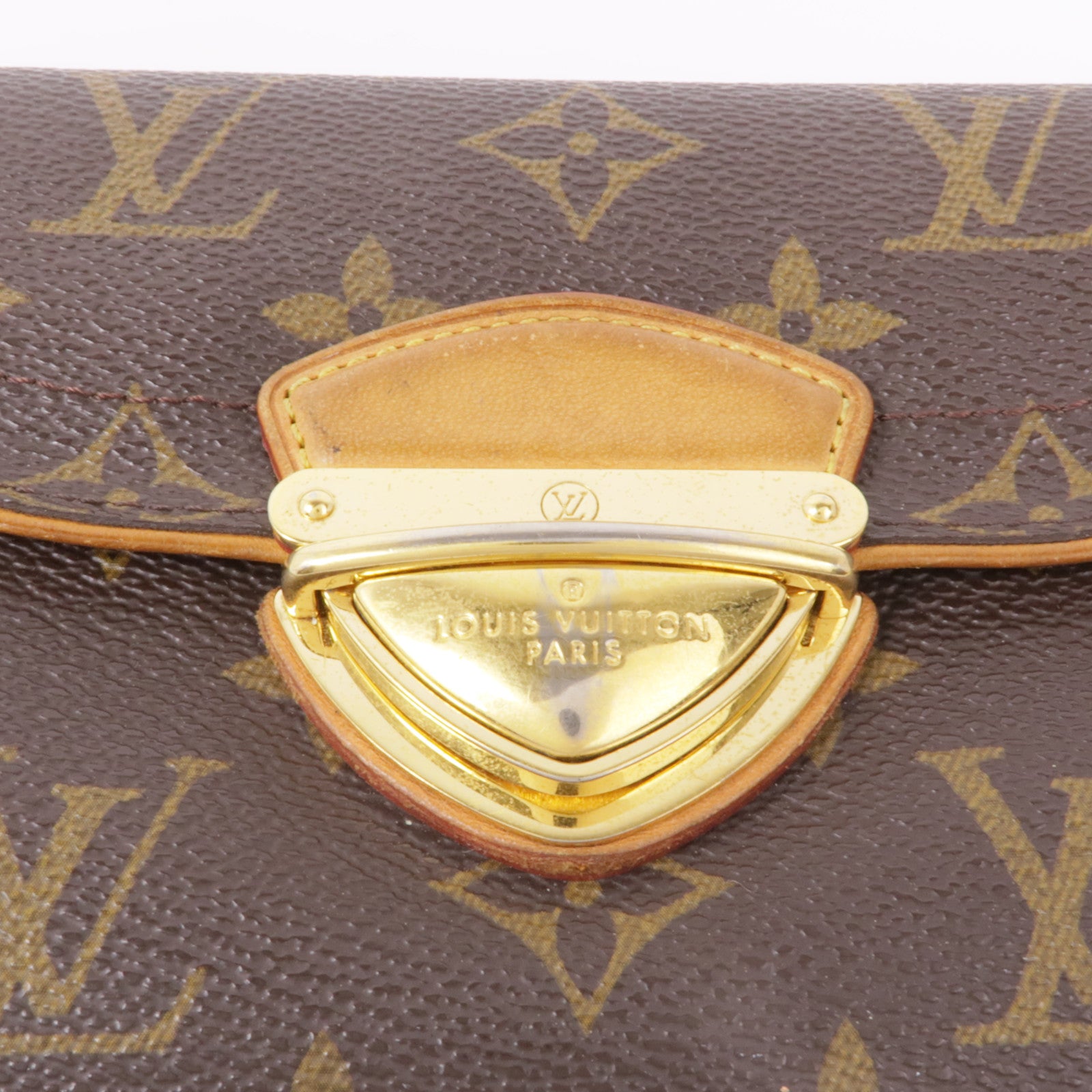 LOUIS VUITTON Monogram Long Wallet金扣長錢包
