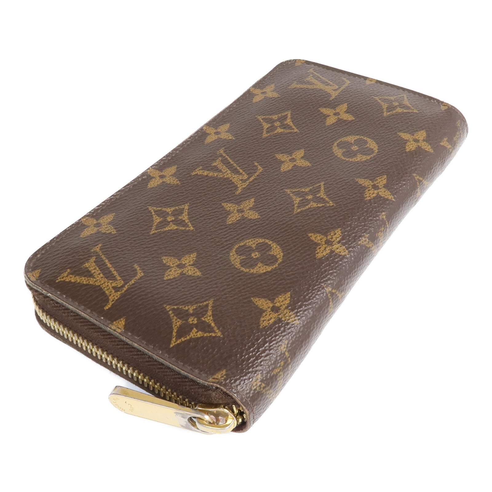 LOUIS VUITTON Monogram Zipper Long Wallet金扣長錢包