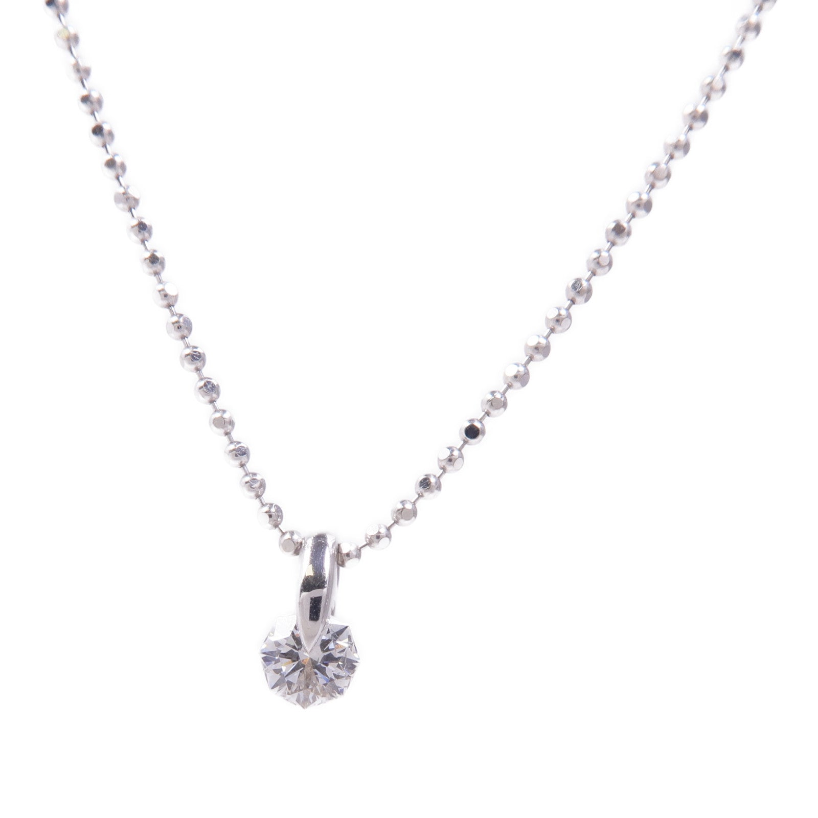 JEWELRY Diamond Necklace 18K White Gold