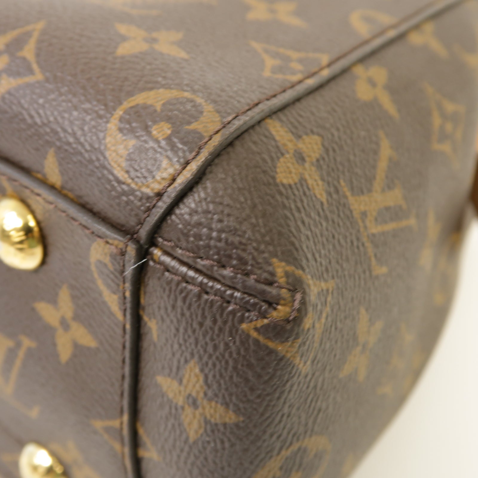 LOUIS VUITTON 【激減優惠】Monogram Montaigne BB金扣手挽肩背兩用袋啡色