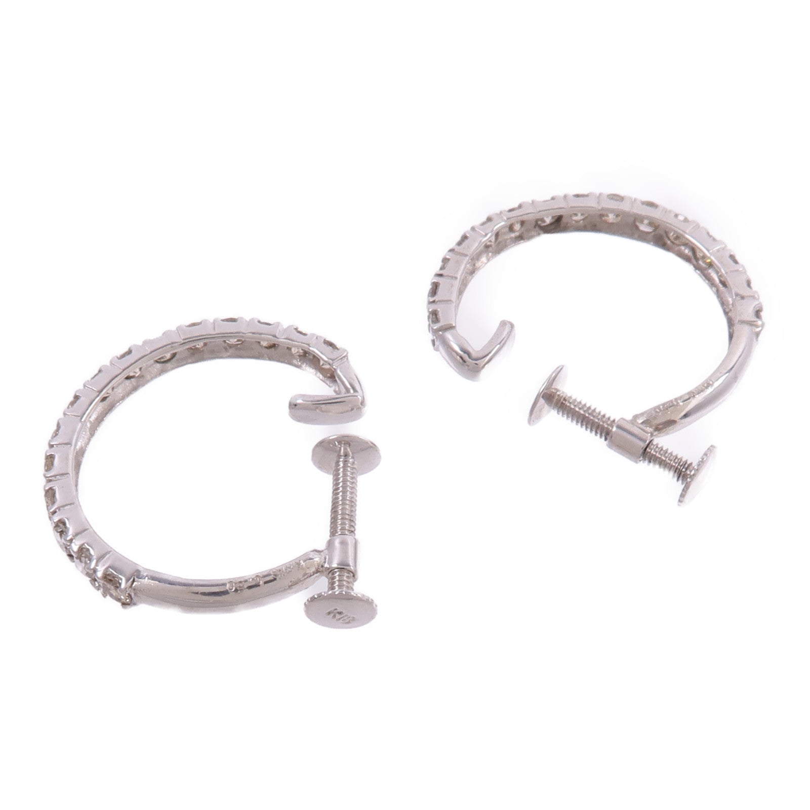 JEWELRY 18K白金Diamond Earrings鑽石耳環