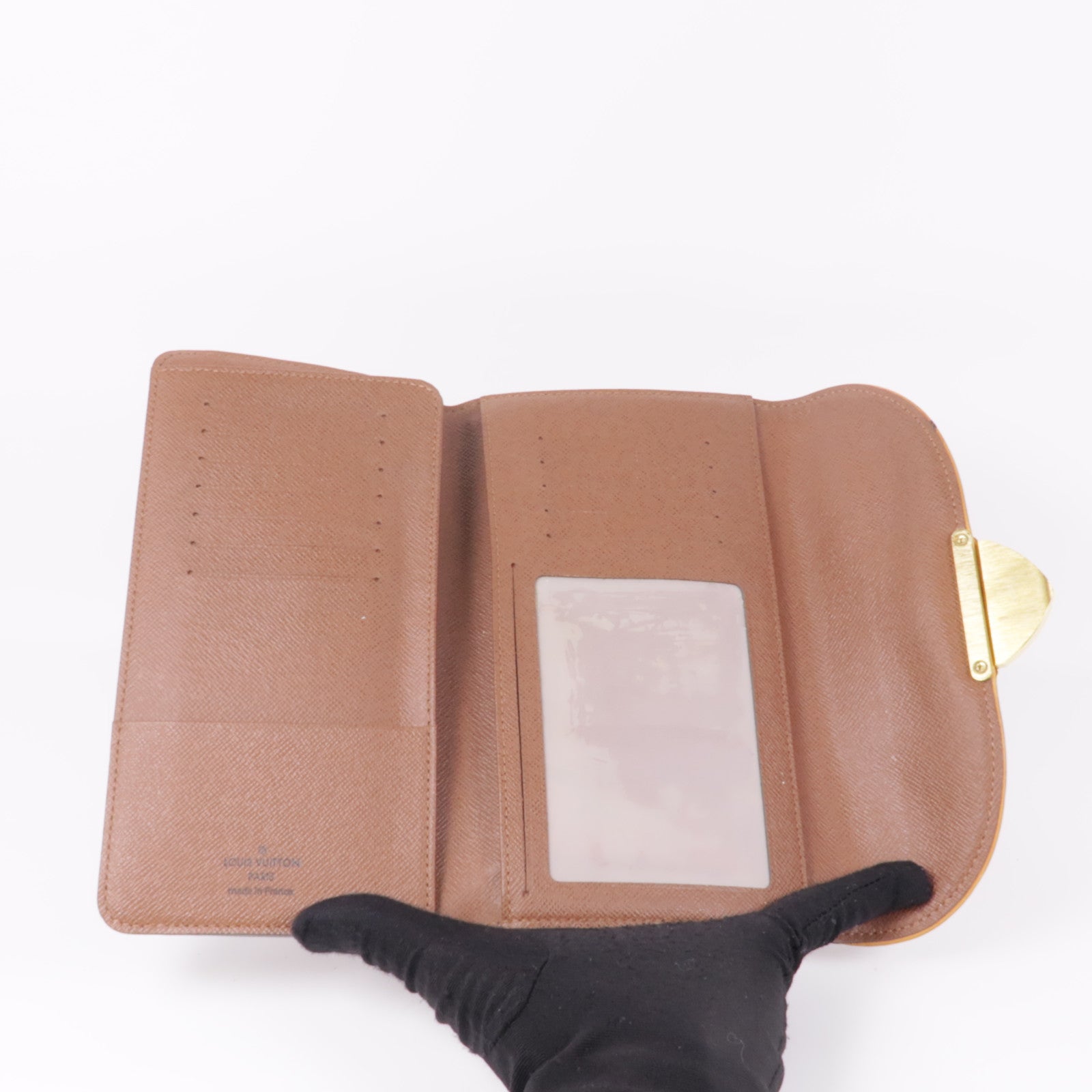 LOUIS VUITTON Monogram Long Wallet金扣長錢包