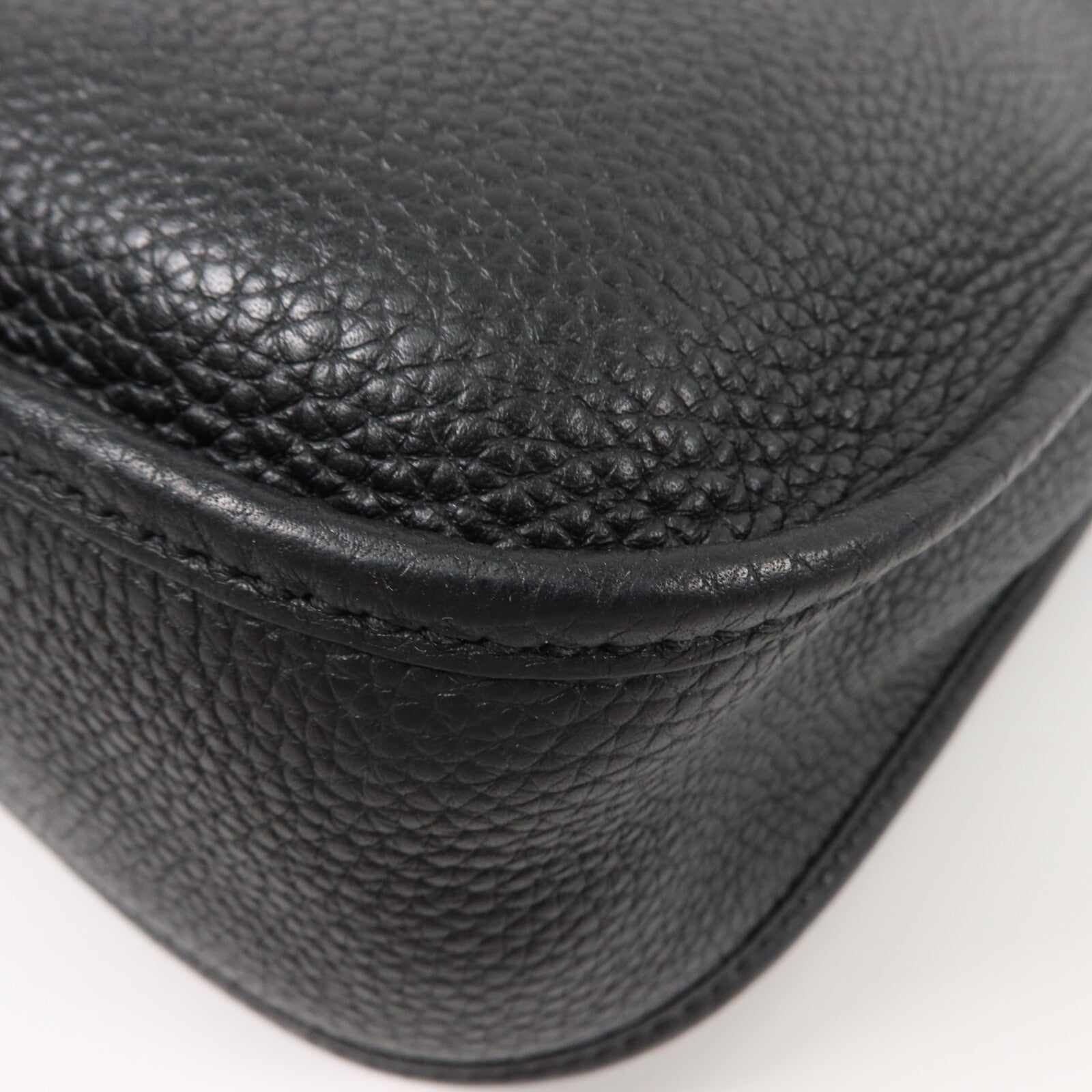 HERMES Clemence皮革Evelyne PM 肩背袋Noir